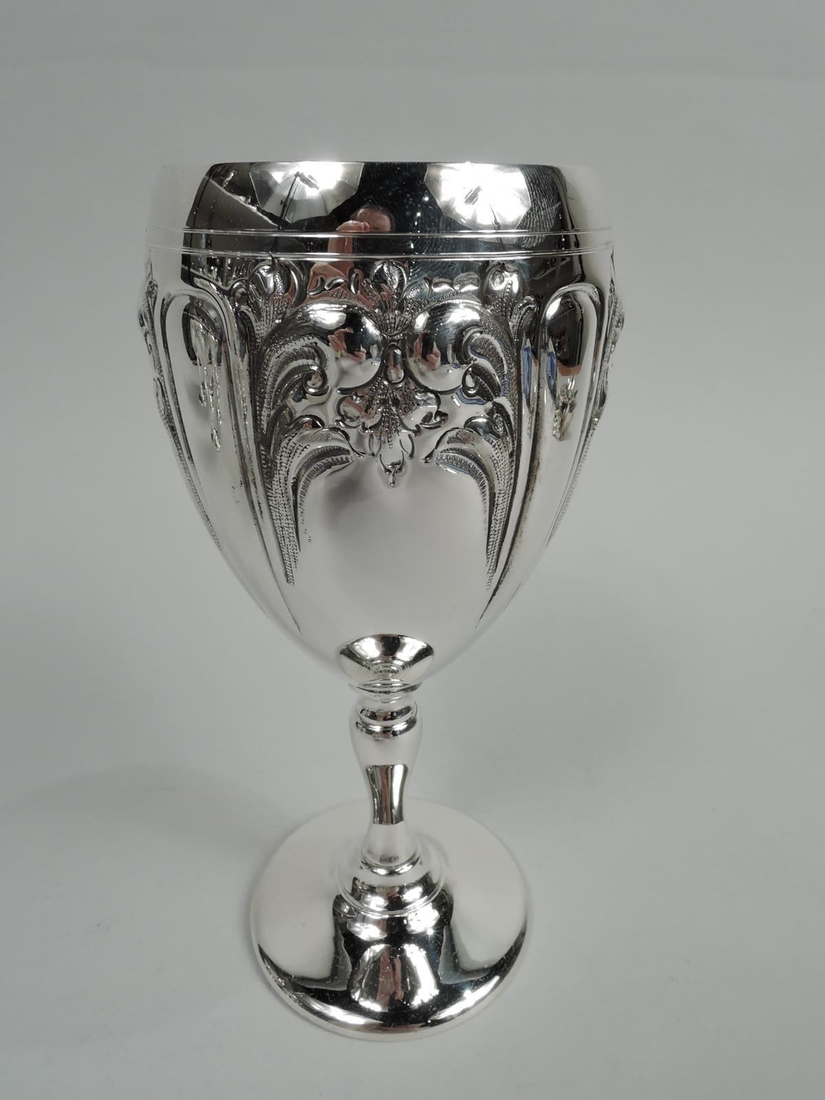 silver goblet set