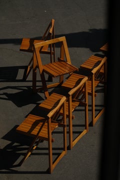 Satz von 12 Klappstühlen von Aldo Jacober & Pierangela d'Aniello, Italien, 1960er Jahre