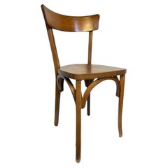 Set di 12 sedie da bistrot francesi in legno di Baumann, 1960