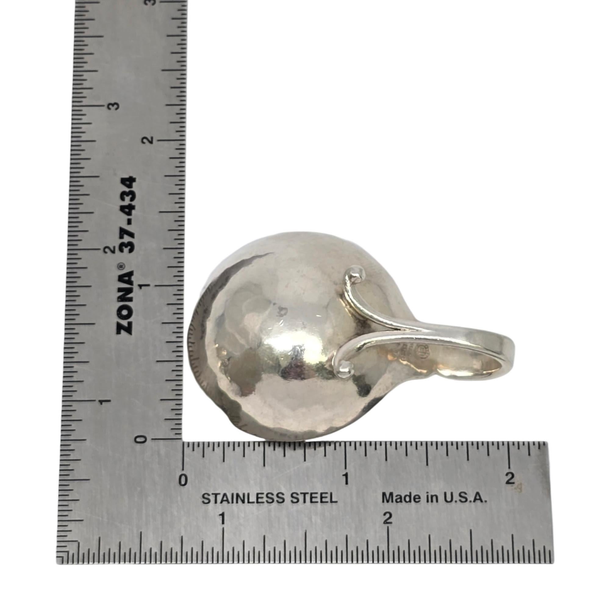 Set di 12 saliere in argento sterling Georg Jensen Denmark 110 w/Mono #19861 in vendita 5