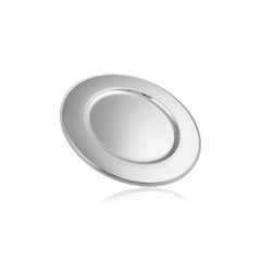 Set of 12 Georg Jensen Pyramid Sterling Silver Charger Plates 600Y