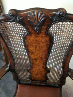 Set of 12 George I Style High Back Dining Chairs Gill & Reigate, London