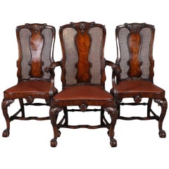 Set of 12 George I Style High Back Dining Chairs Gill & Reigate, London