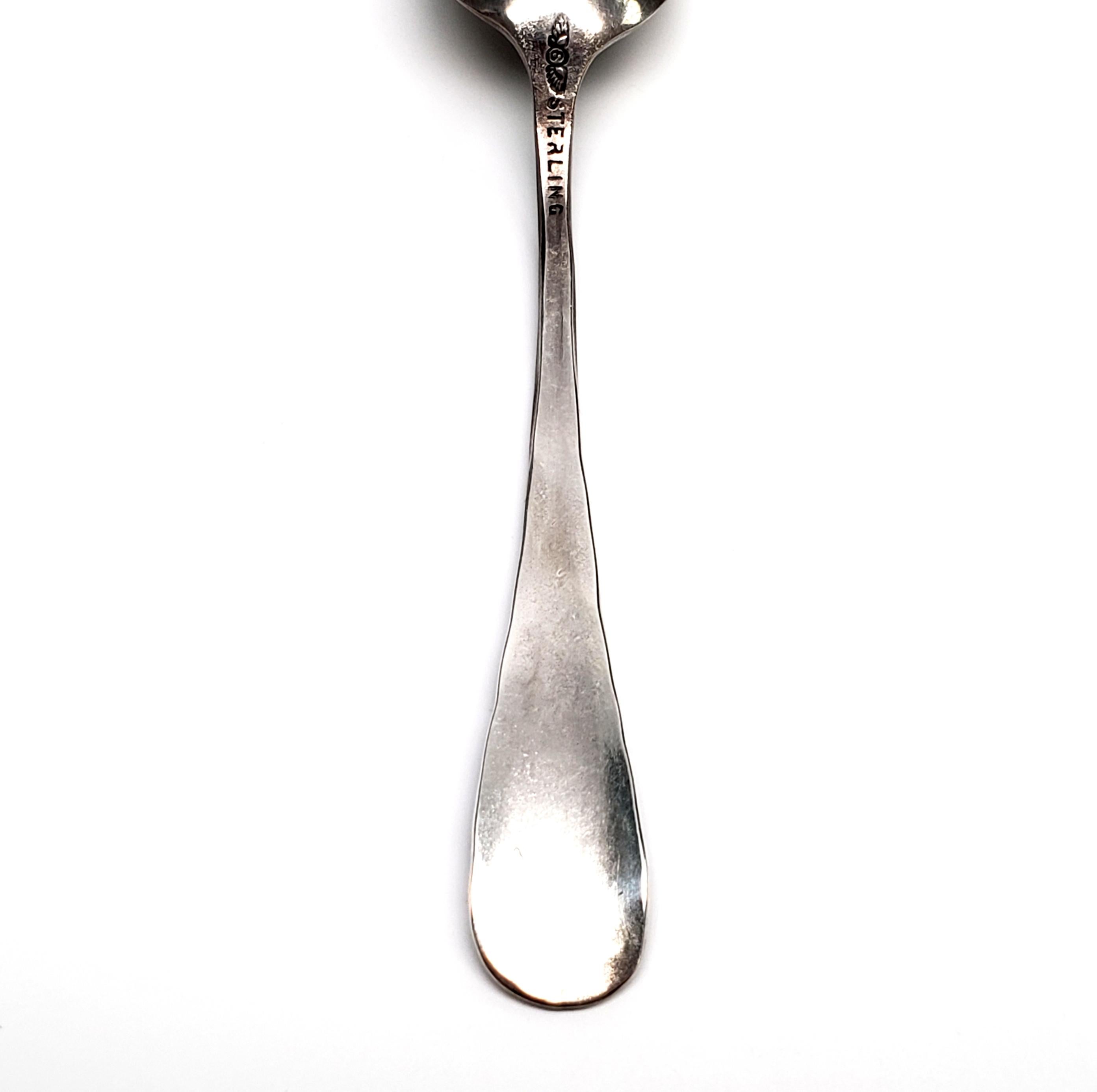 Set di 12 cucchiai Demitasse in argento sterling con motivo vegetale di George Shiebler in vendita 1