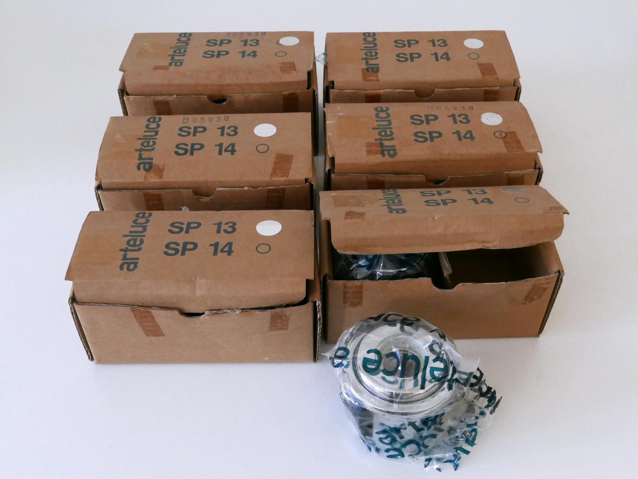 Set of 12 Gino Sarfatti Recessed Ceiling Lights 'SP 13' for Arteluce Italy 1970s For Sale 12