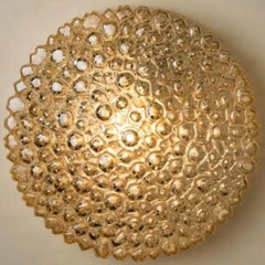 Set di 12 applique in vetro e ottone di Motoko Isshi per Staff