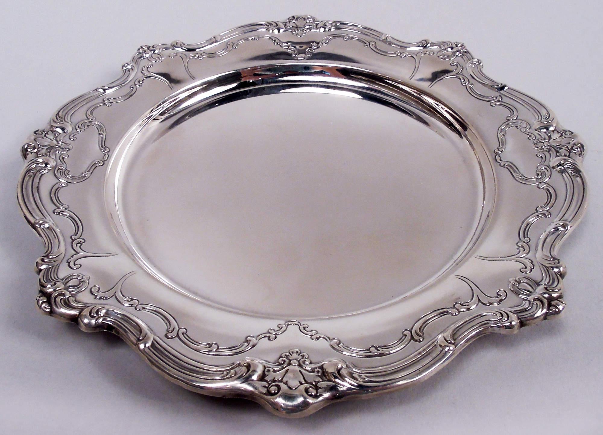 Victorien Lot de 12 assiettes à pain et à beurre Gorham Chantilly-Duchess en vente