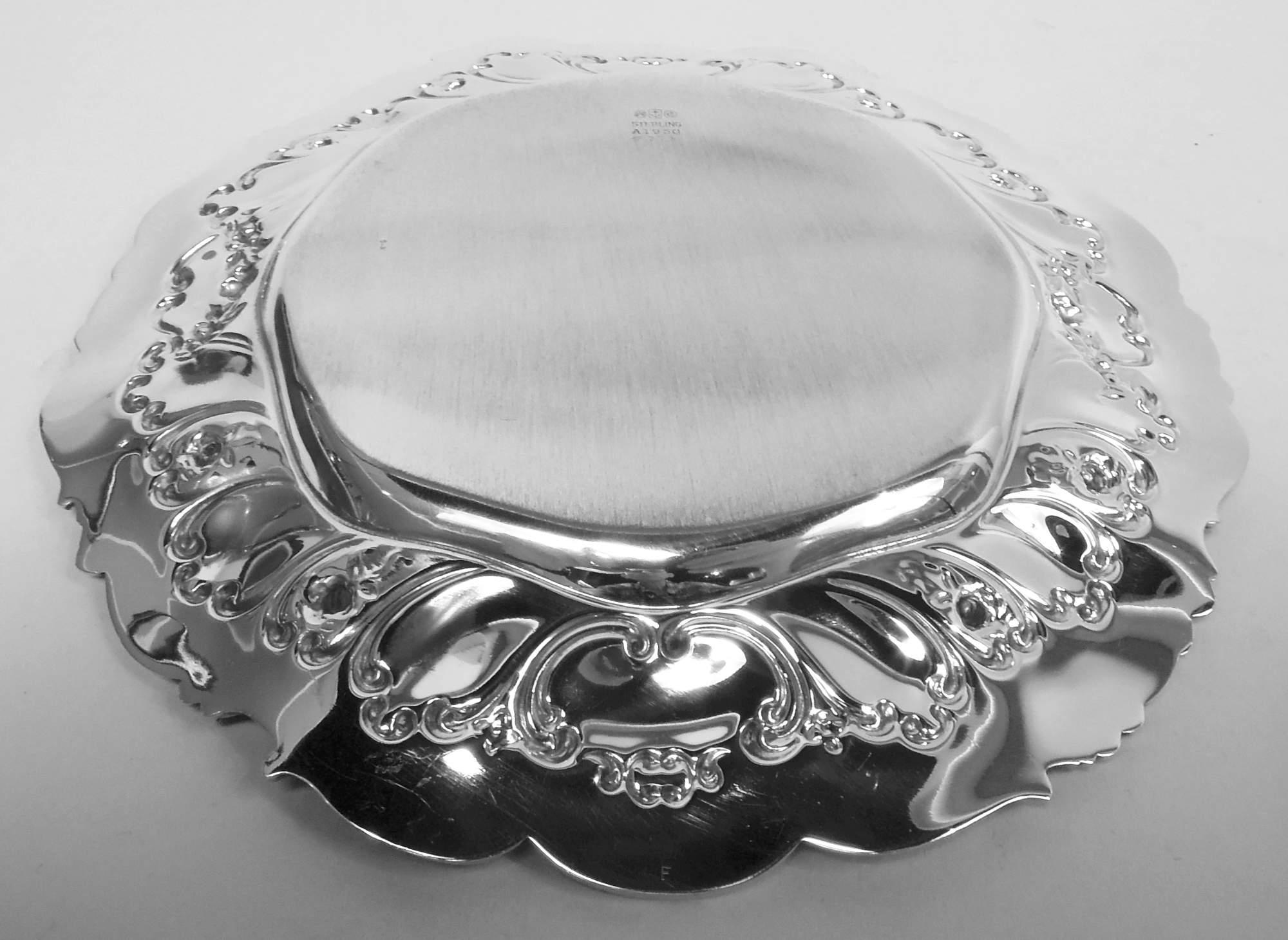 Set of 12 Gorham Chantilly Sterling Silver Bread & Butter Plates 1