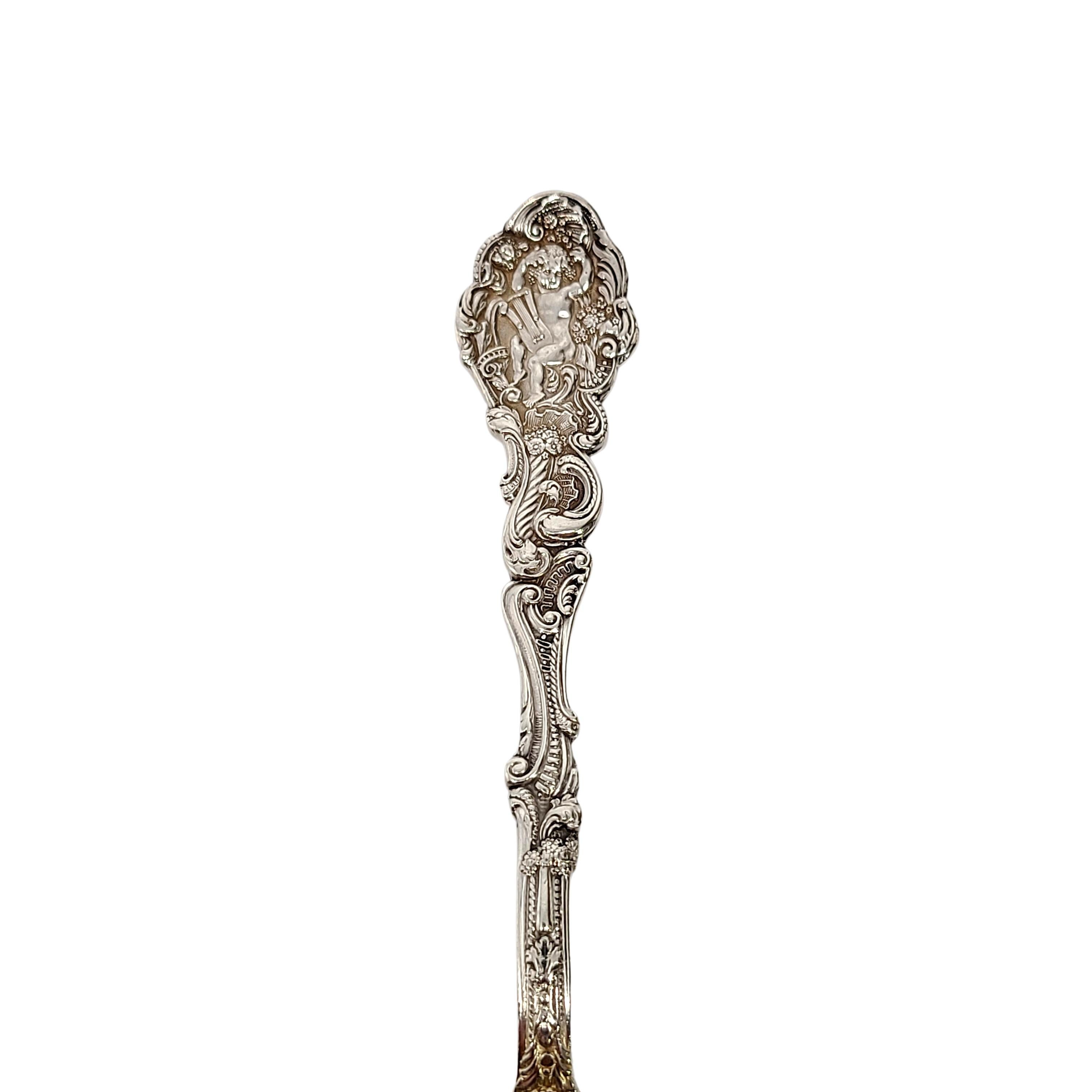 Women's or Men's Set of 12 Gorham Versailles Sterling Silver/Gold Wash Bowl Spoons 'Monogrammed' For Sale