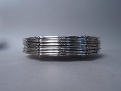 12er-Set Brot- und Butterteller aus Sterlingsilber von Graff Washbourne & Dunn