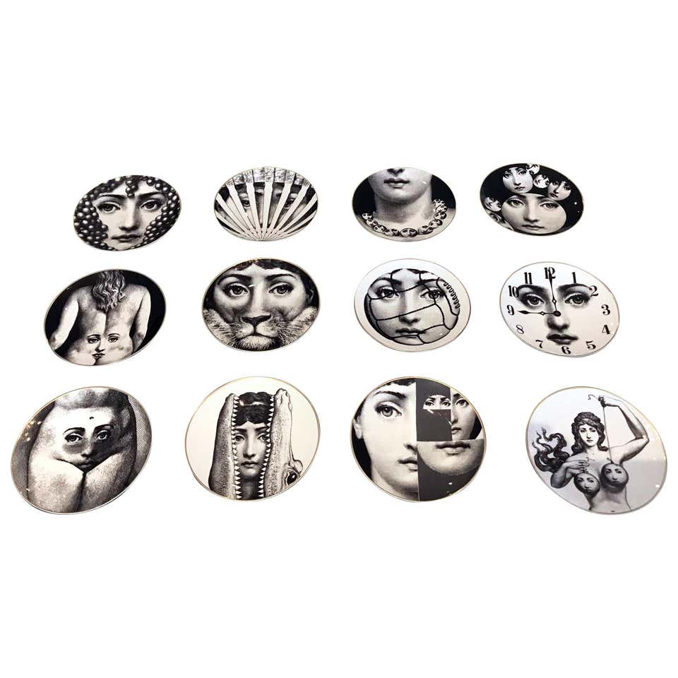 Lune pattern Plate Форназетти