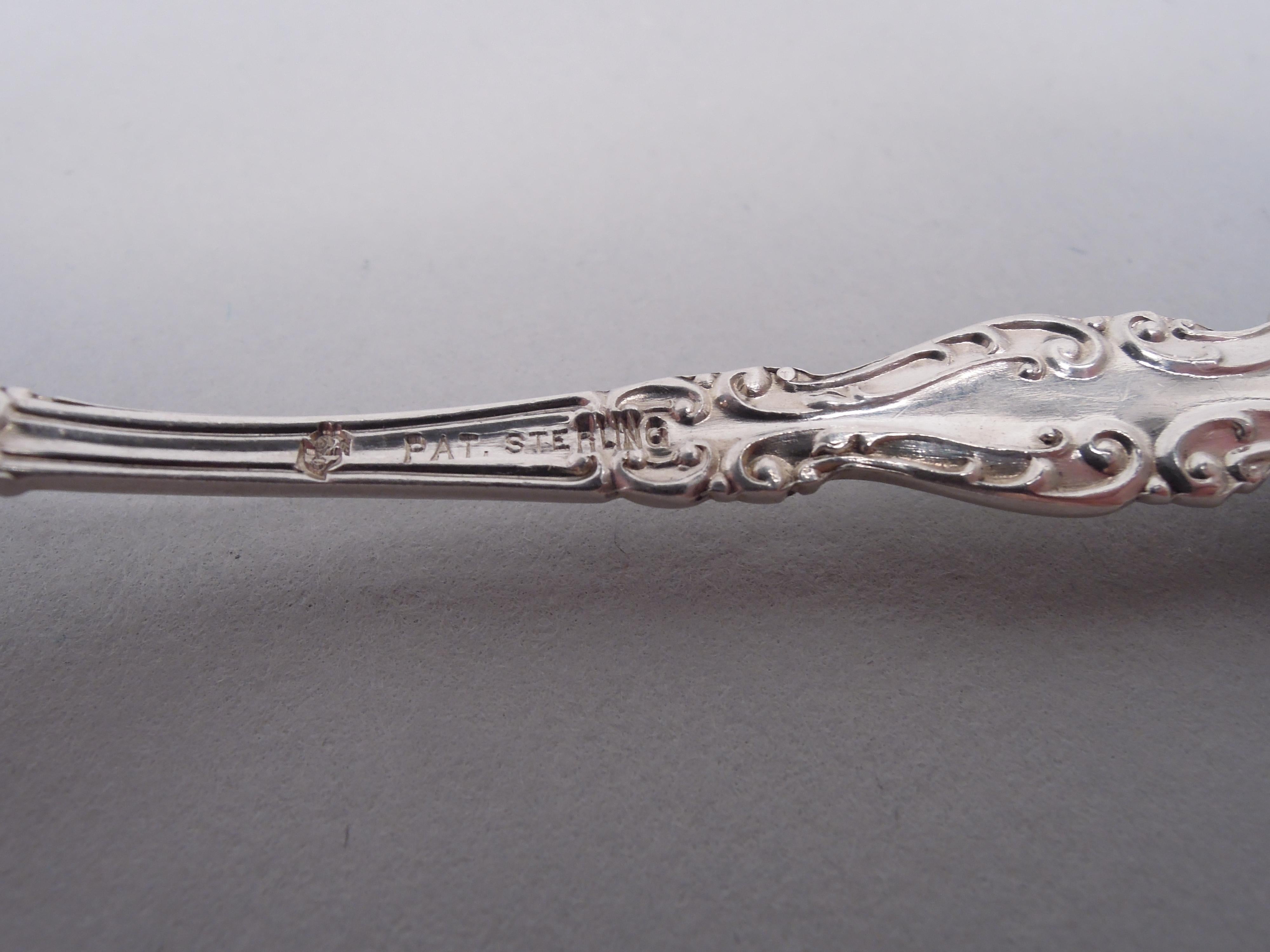 XIXe siècle Ensemble de 12 fourchettes à fraise en argent sterling International Warwick en vente