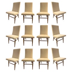 Set of 12 Italian Mid-Century Dining Chairs