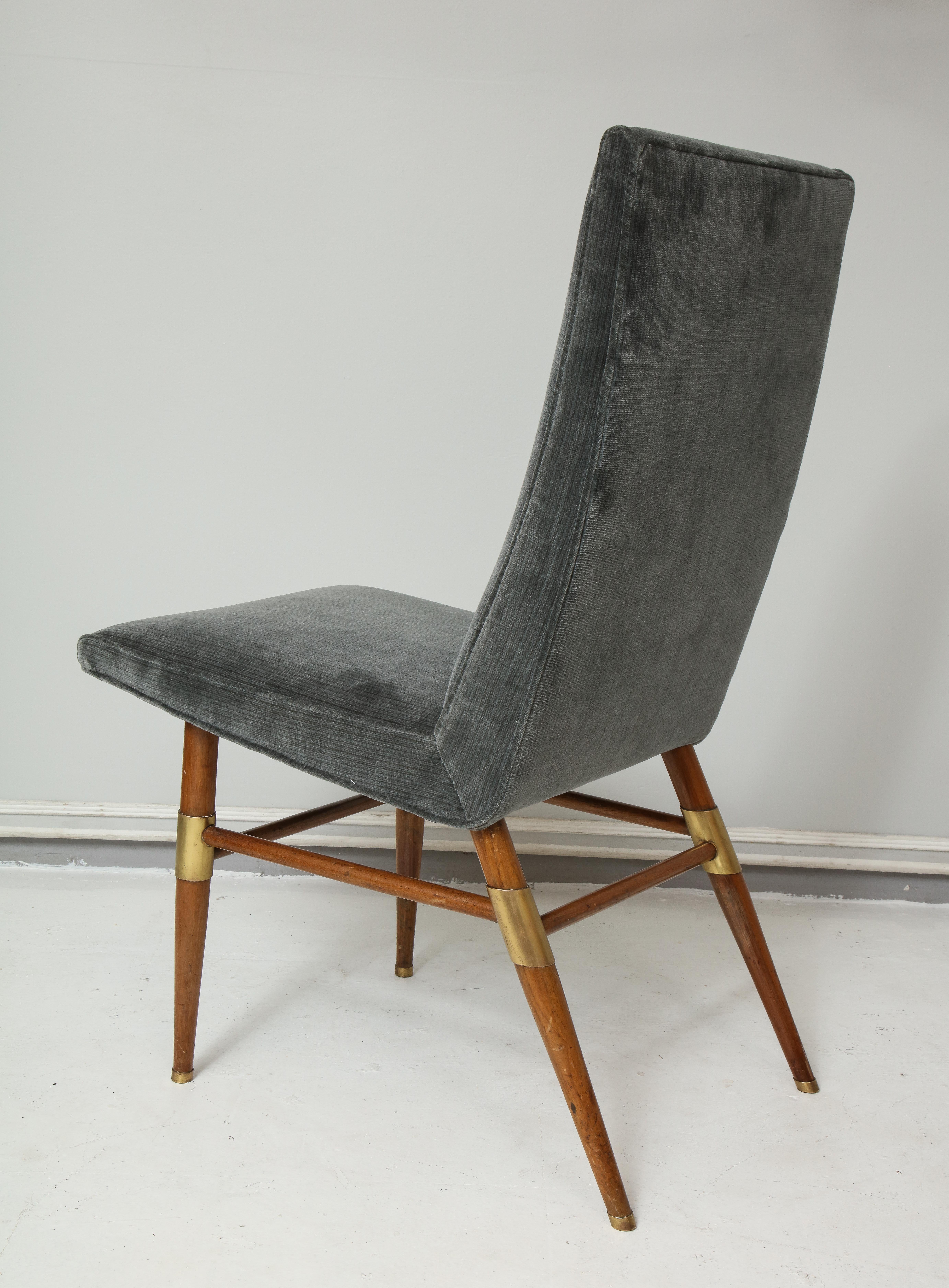 Set of 12 Italian Mid-Century Modern Dining Chairs In Good Condition In New York, NY