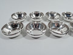 Set of 12 Kalo Chicago Craftsman Sterling Silver Nut Dishes