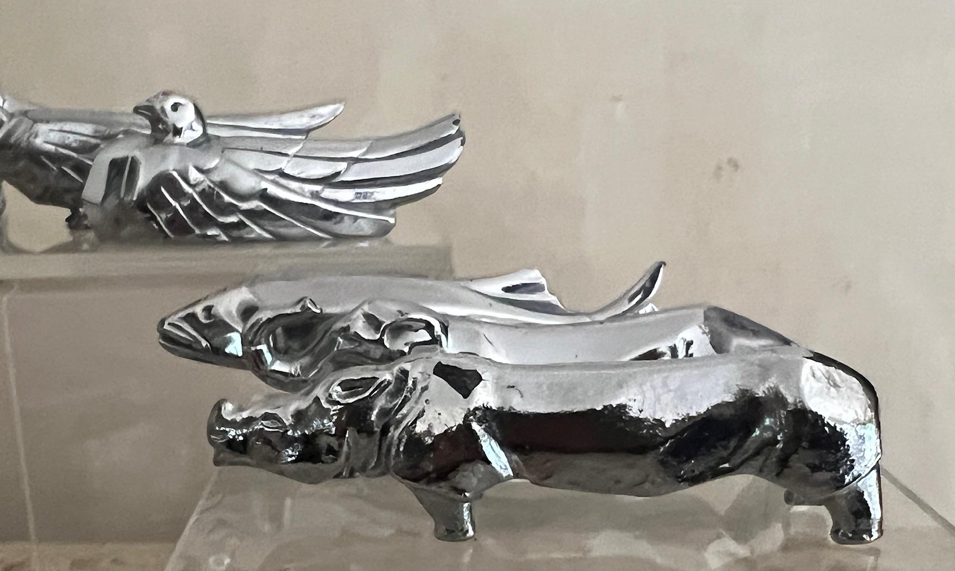 Set of 12 Knife Rests in the Art Deco Style of Christofle For Sale 8