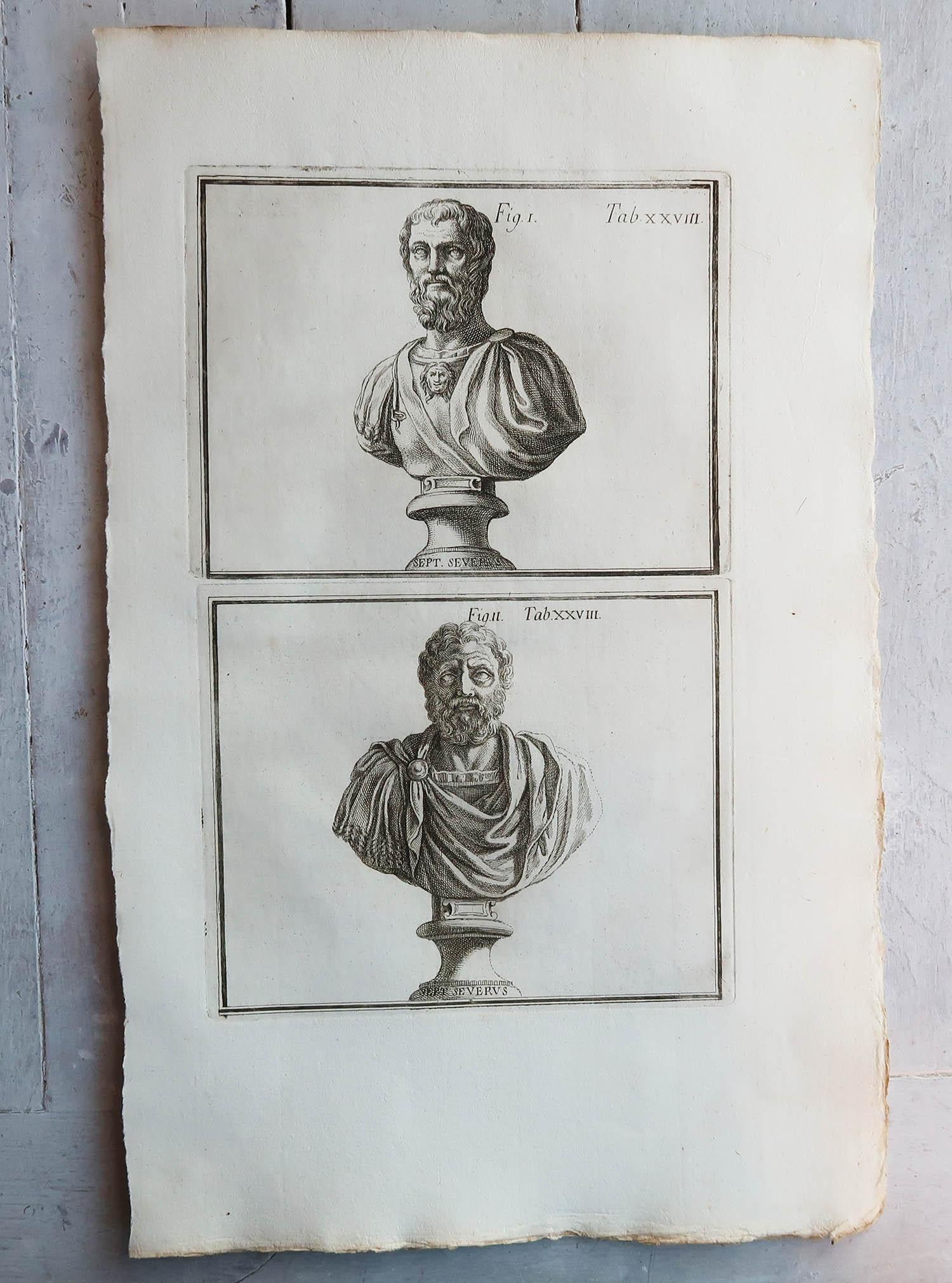 Set of 12 Large Scale Original Antique Grand Tour Prints. Rome, 1776 In Good Condition For Sale In St Annes, Lancashire