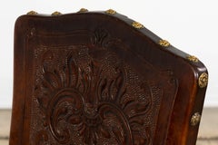 Set of 12 Late 19th Century French Renaissance Revival Carved Oak Dining Chairs