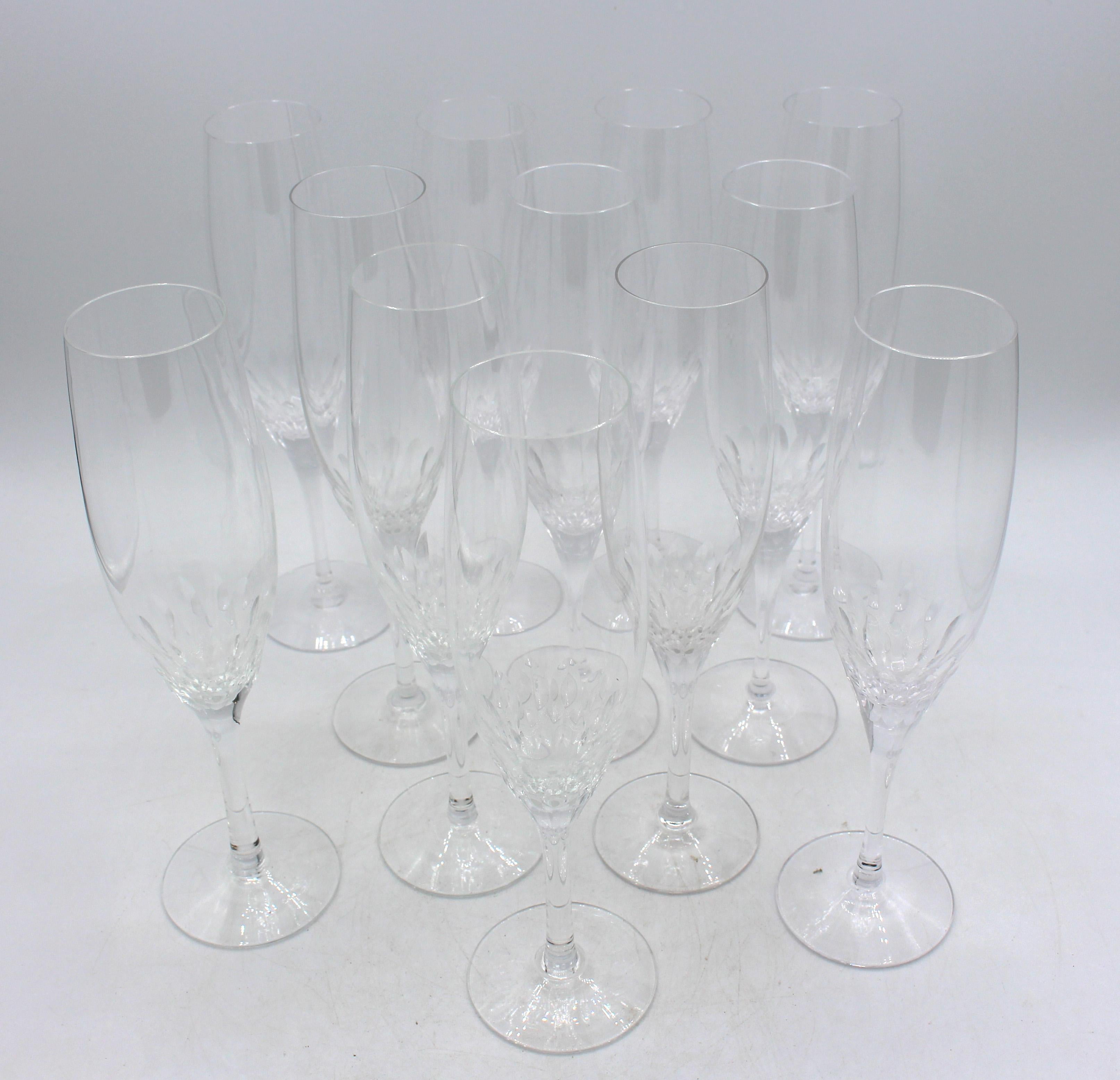 Late 20th century set of 12 Orrefors 