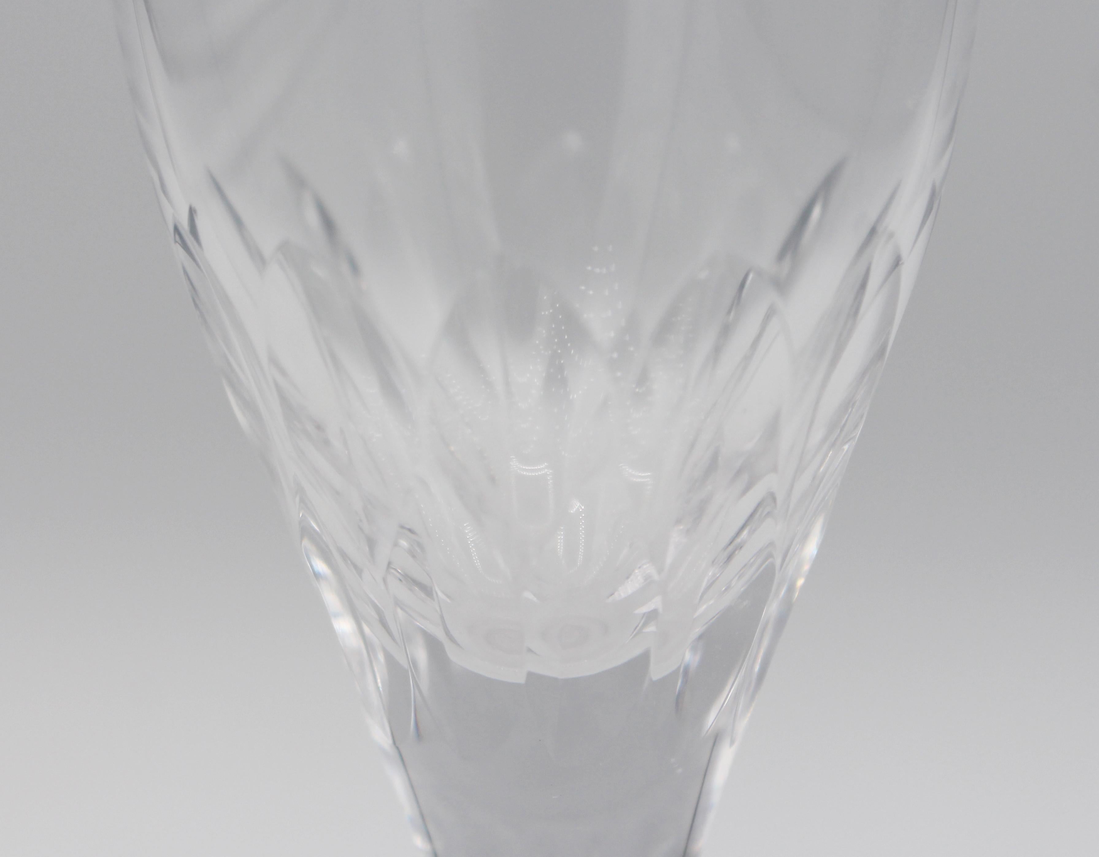 Set of 12 Late 20th Century Orrefors Champagne Flutes in 