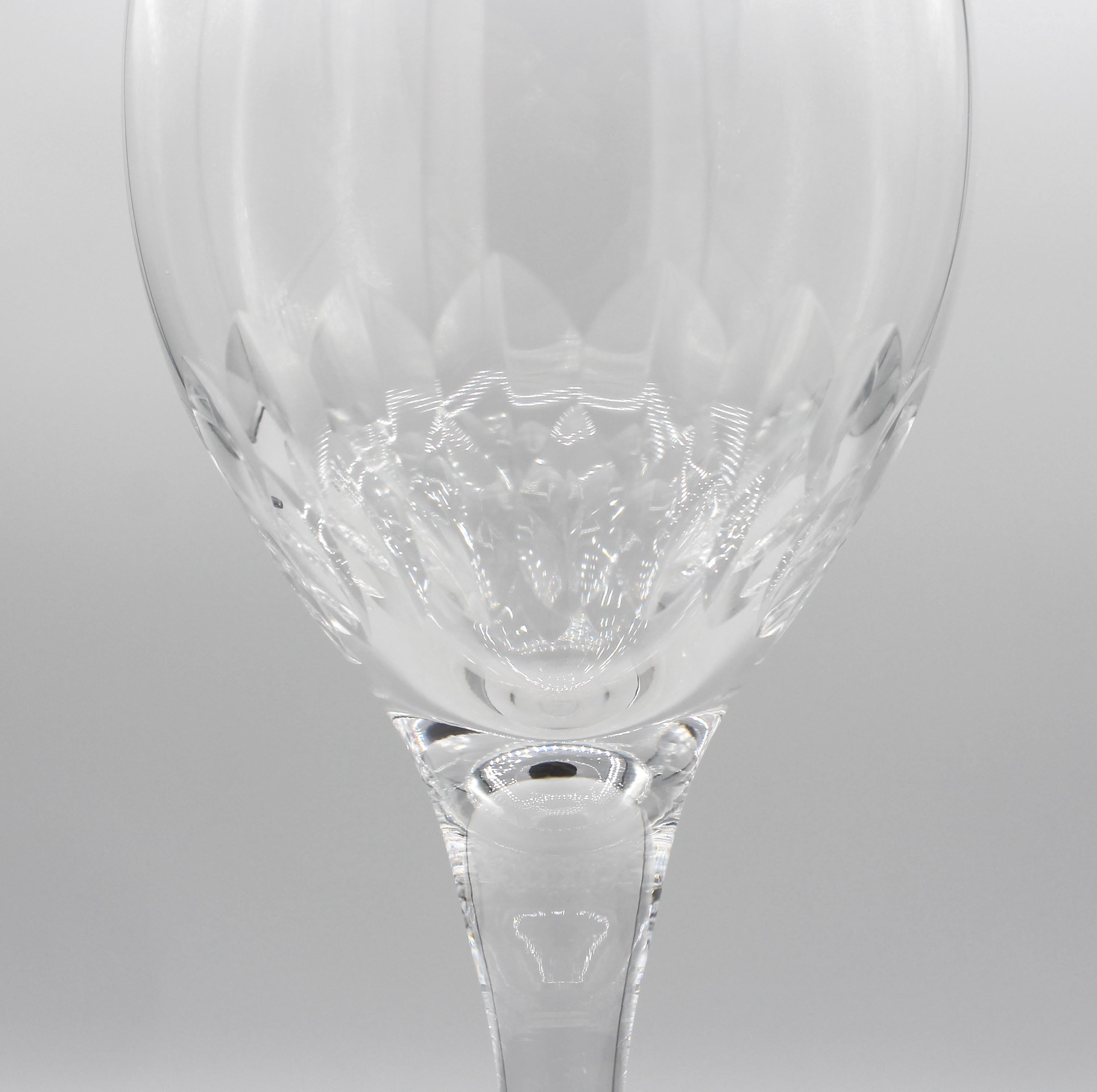 Swedish Set of 12 Late 20th Century Orrefors Oversize Goblets in 