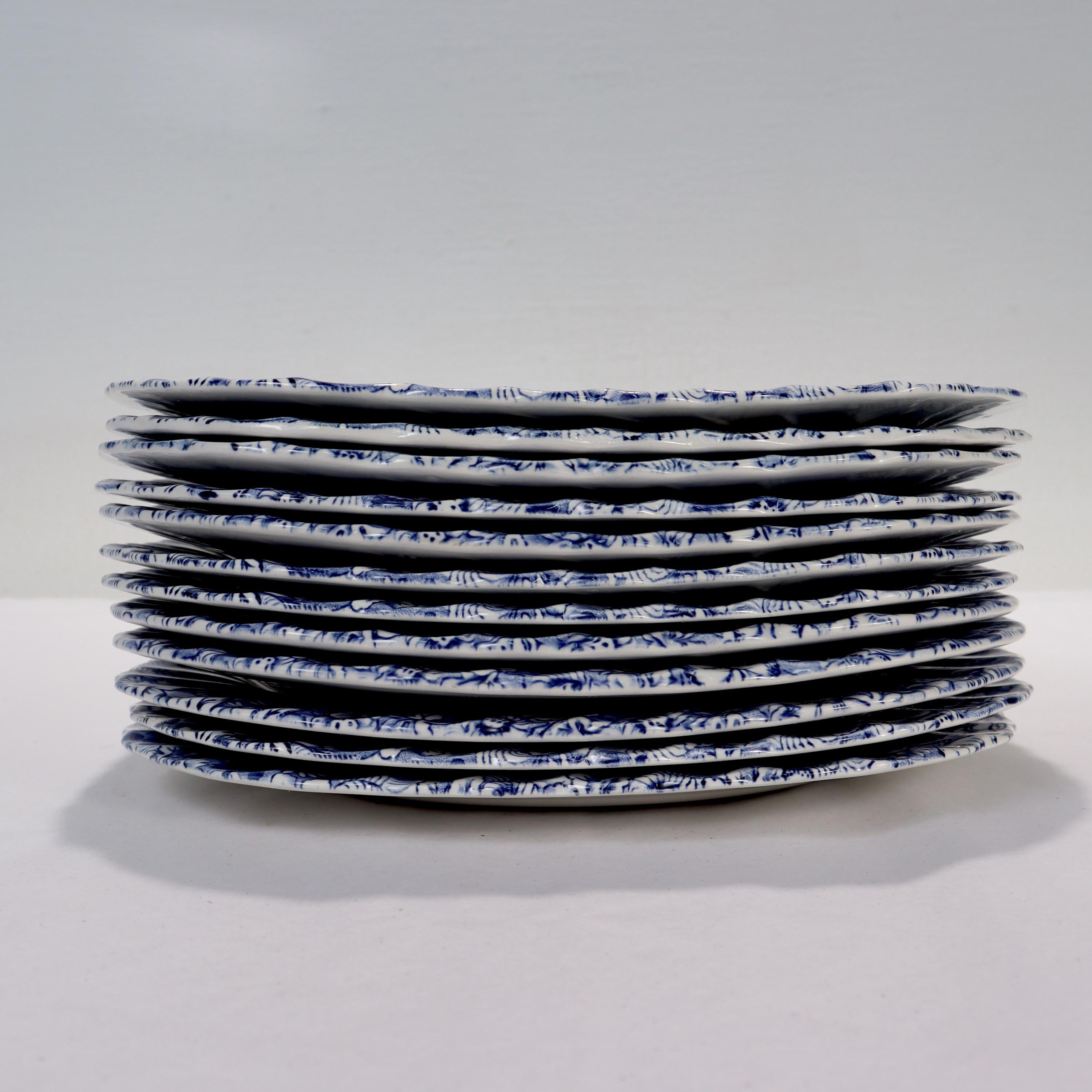 liberty blue butter dish