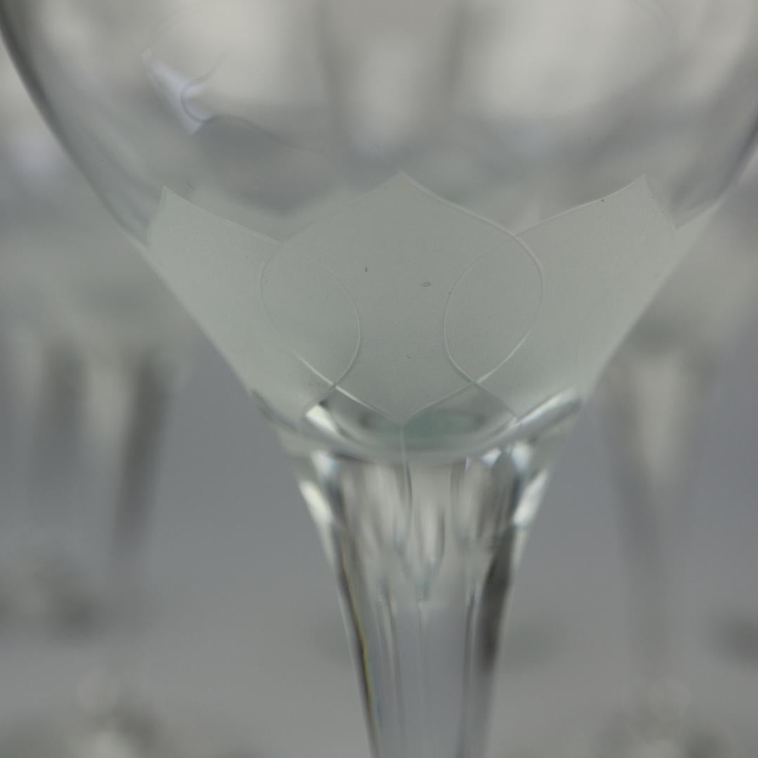 Lot de 12 verres à vin Lotus par Richard Latham et Bjørn Wiinblad pour Rosenthal Bon état - En vente à Vienna, AT