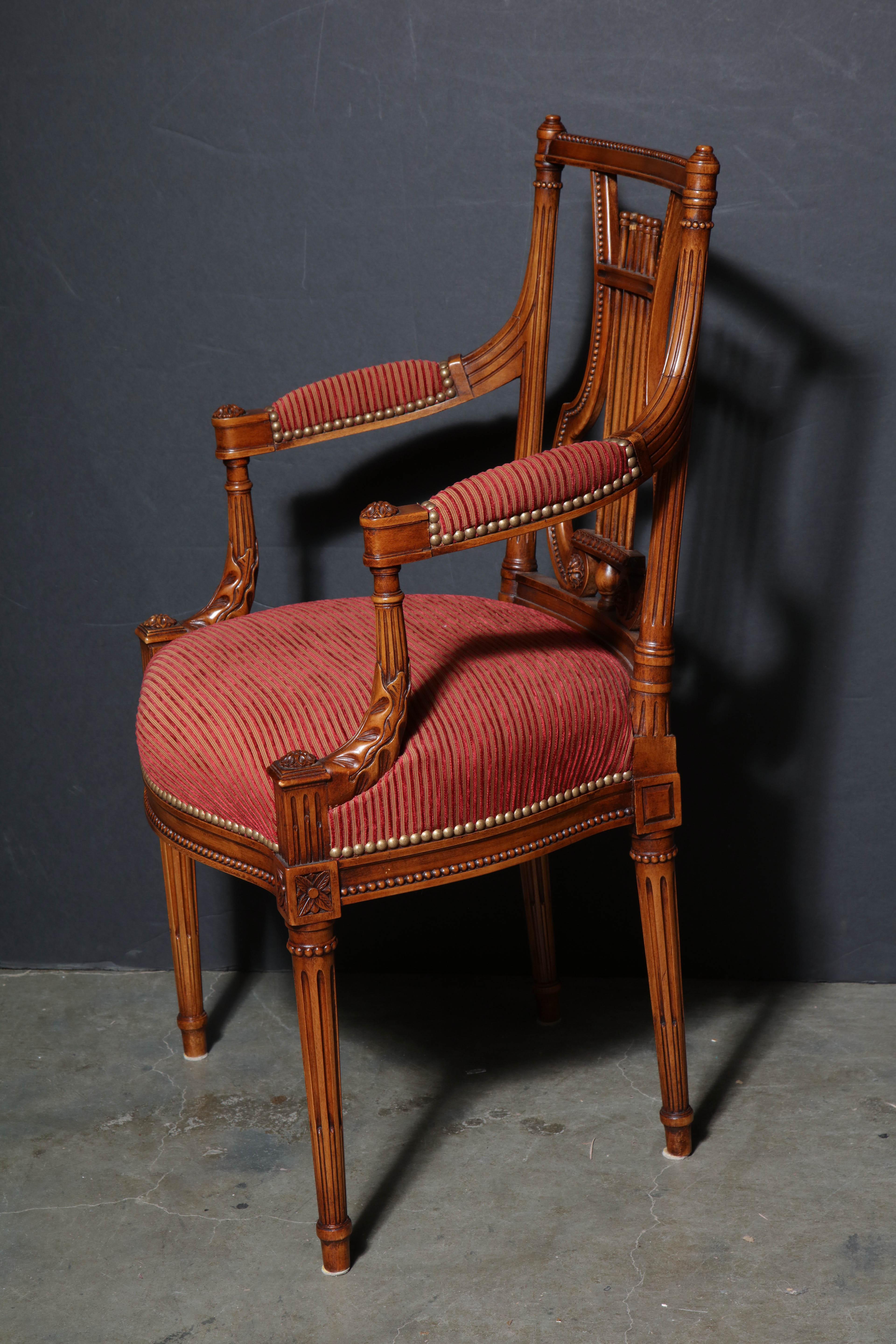 Mahogany Set of 12 Louis XVI Dining Chairs