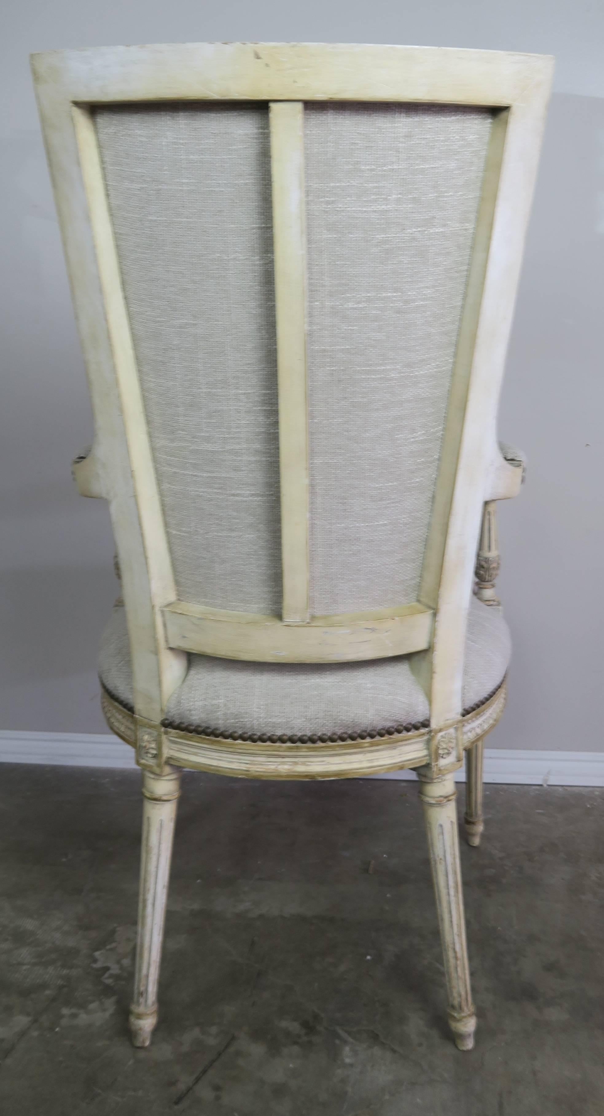 Mid-20th Century Set of 12 Louis XVI Style Neoclassical Dining Room Chairs