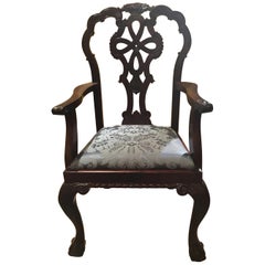 Set of 12 Mahogany Dining Chairs in George III Style