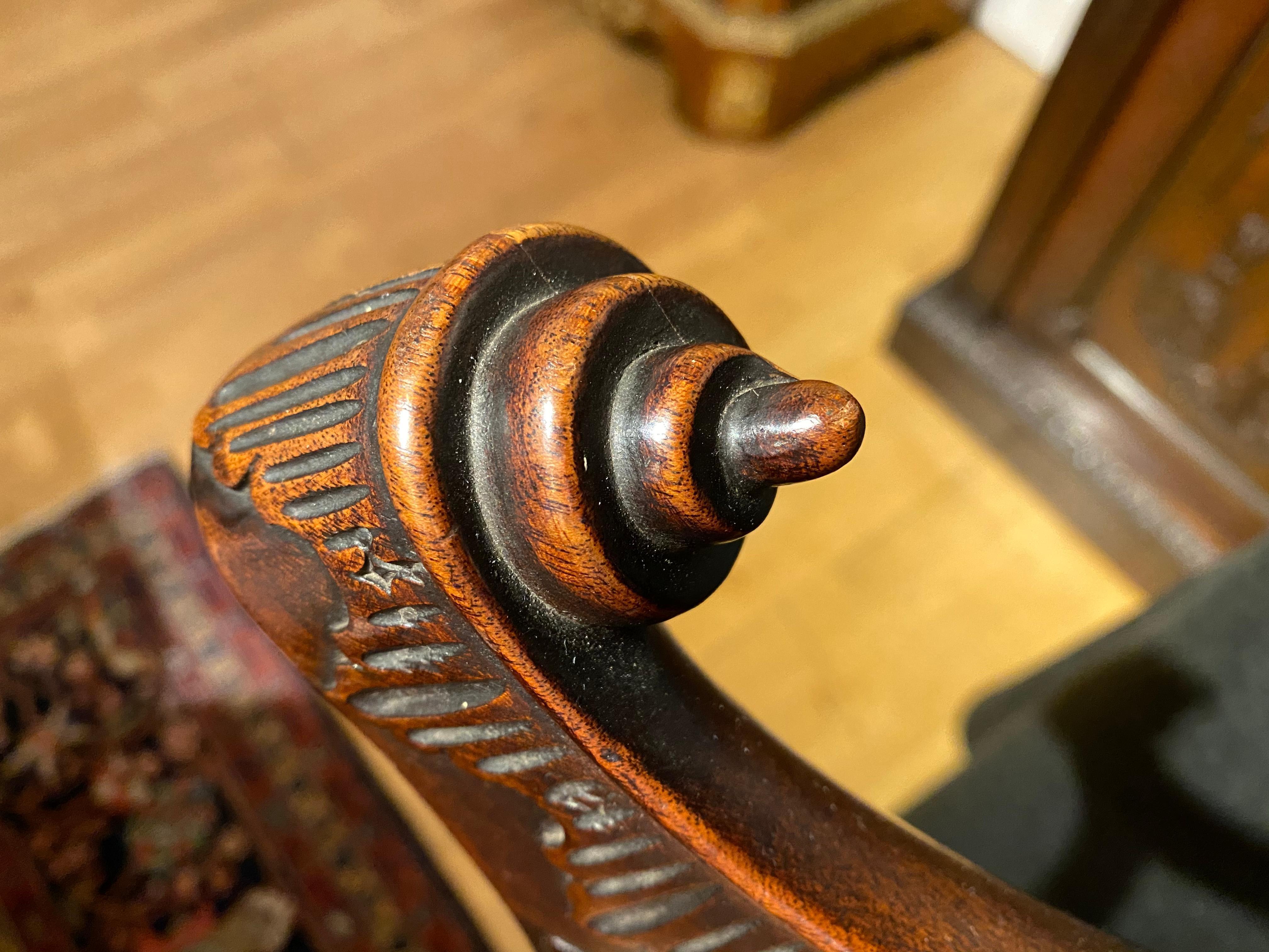 19th Century Set of 12 Mahogany Dining Chairs in the Chippendale Style