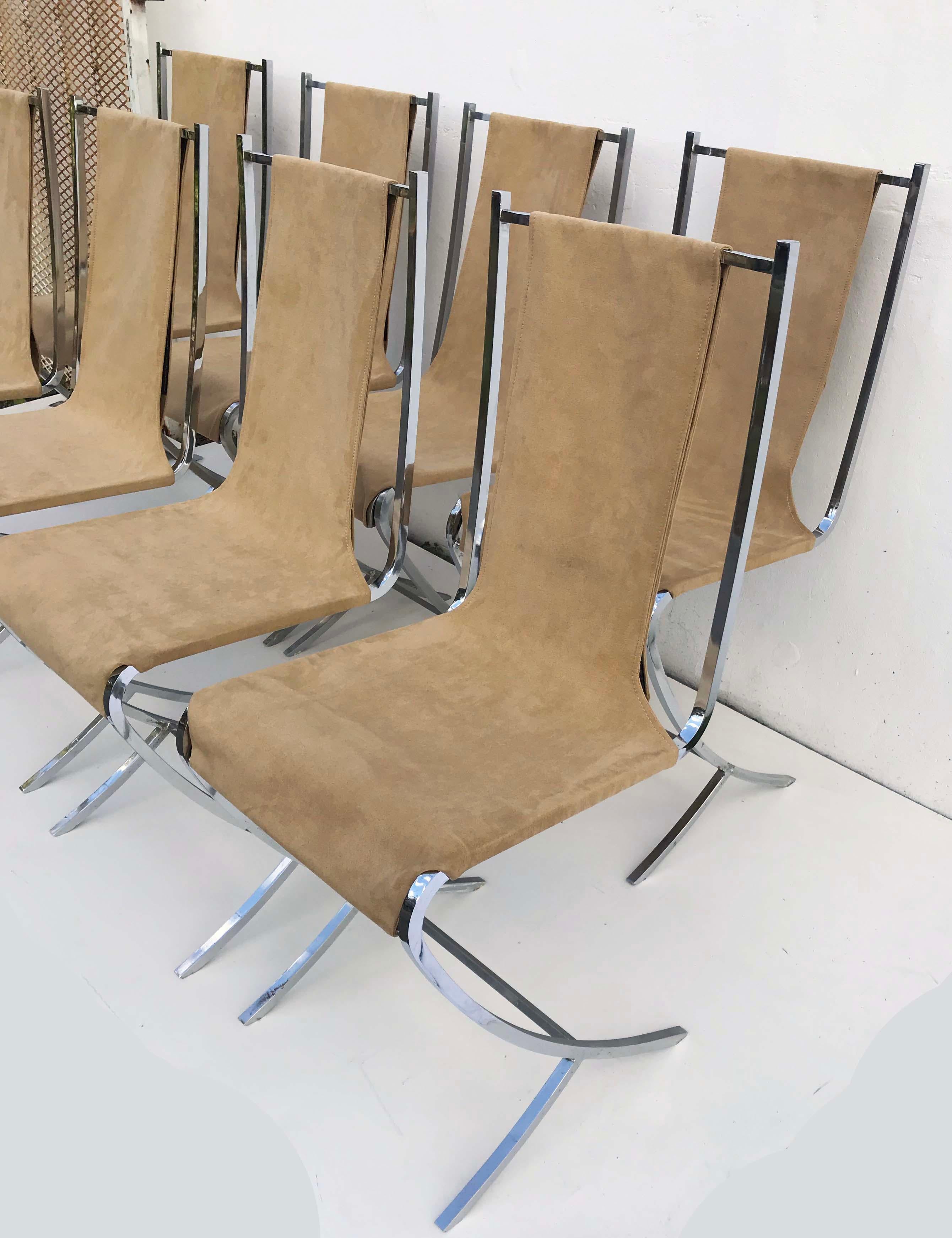 French Set of 12 Maison Jansen Chair