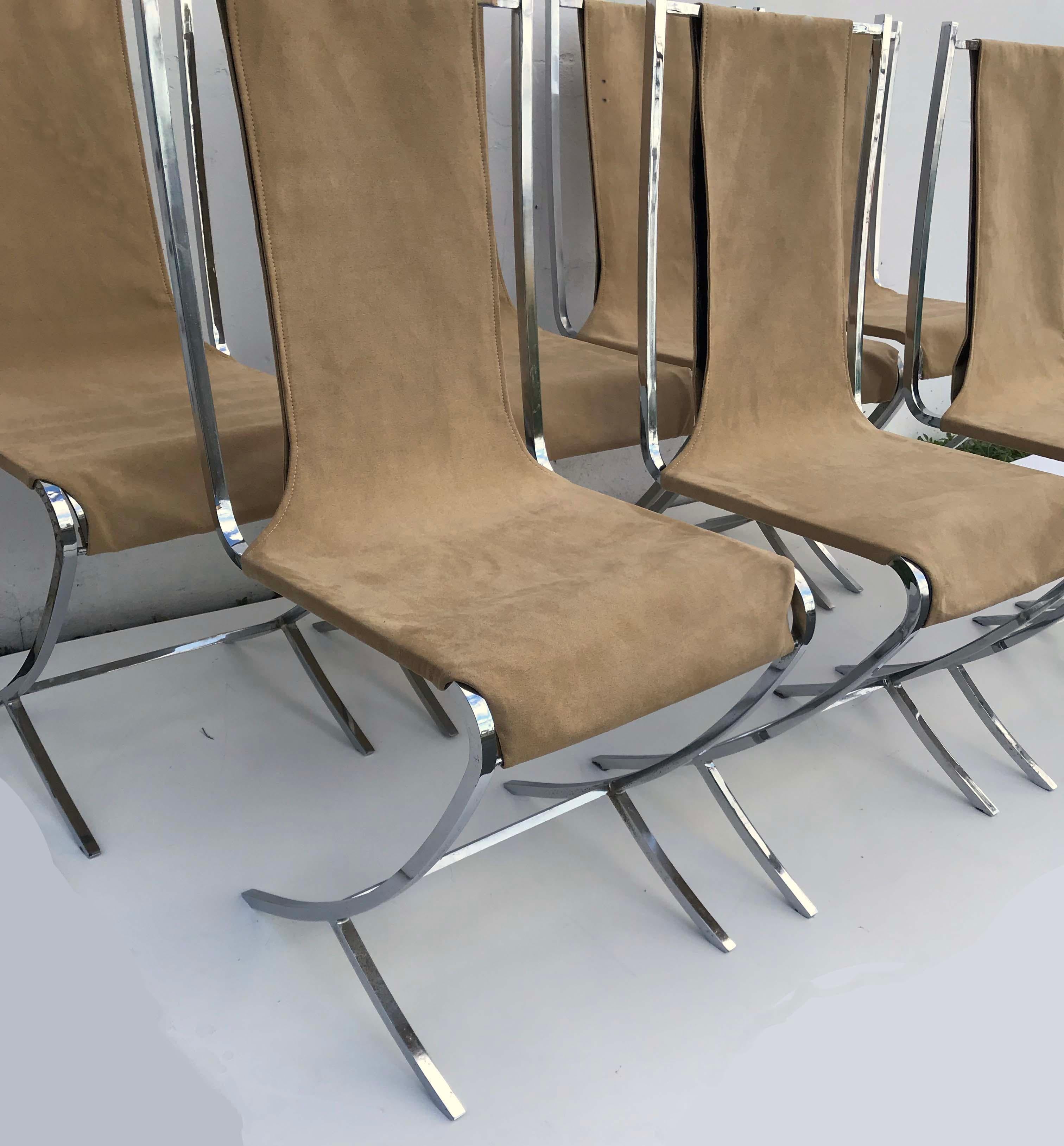 Set of 12 Maison Jansen Chair In Good Condition In Miami, FL