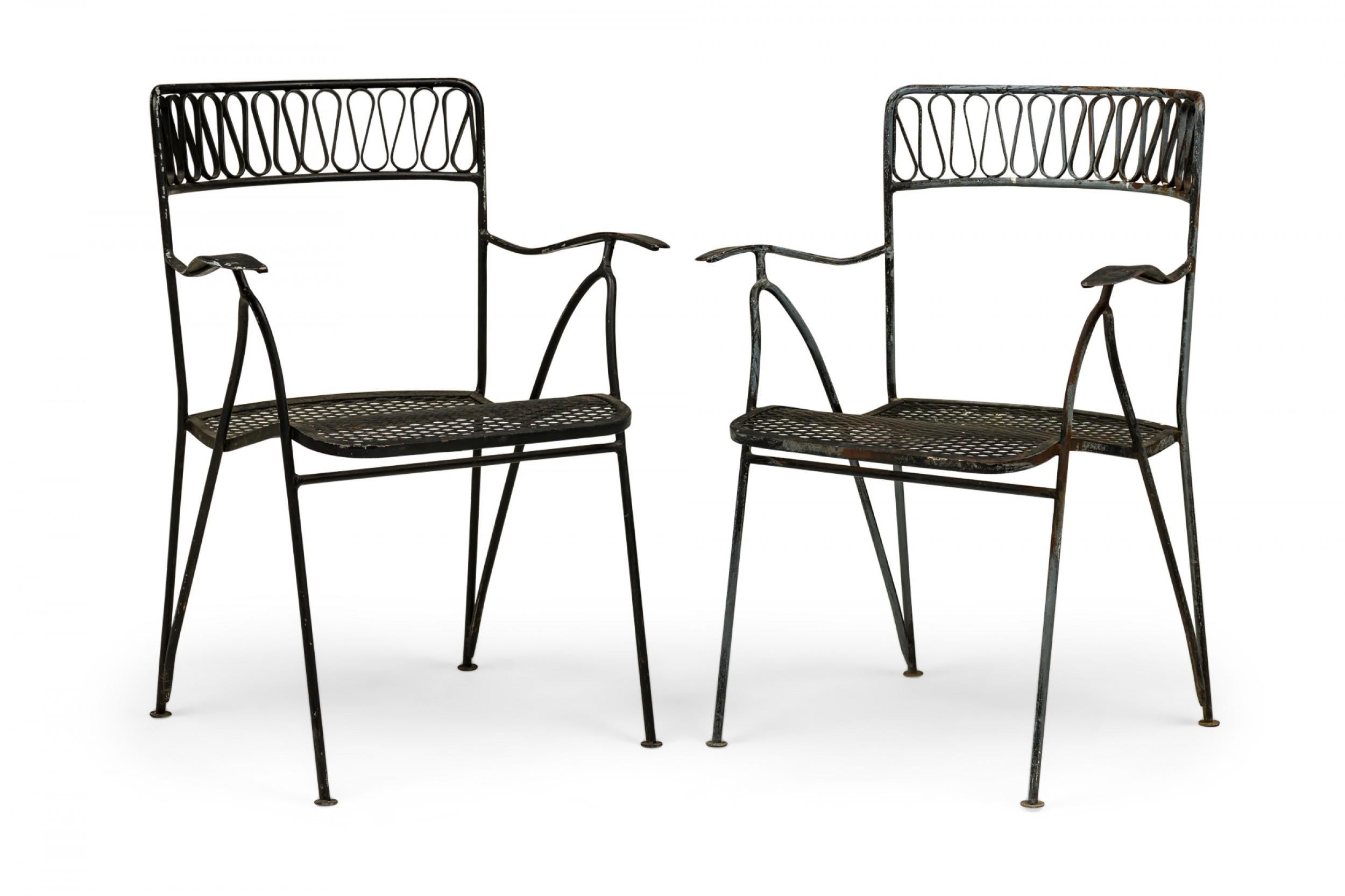 Set of 12 Maurizio Tempestini for Salterini Ribbon Dining Chairs with Seats 5