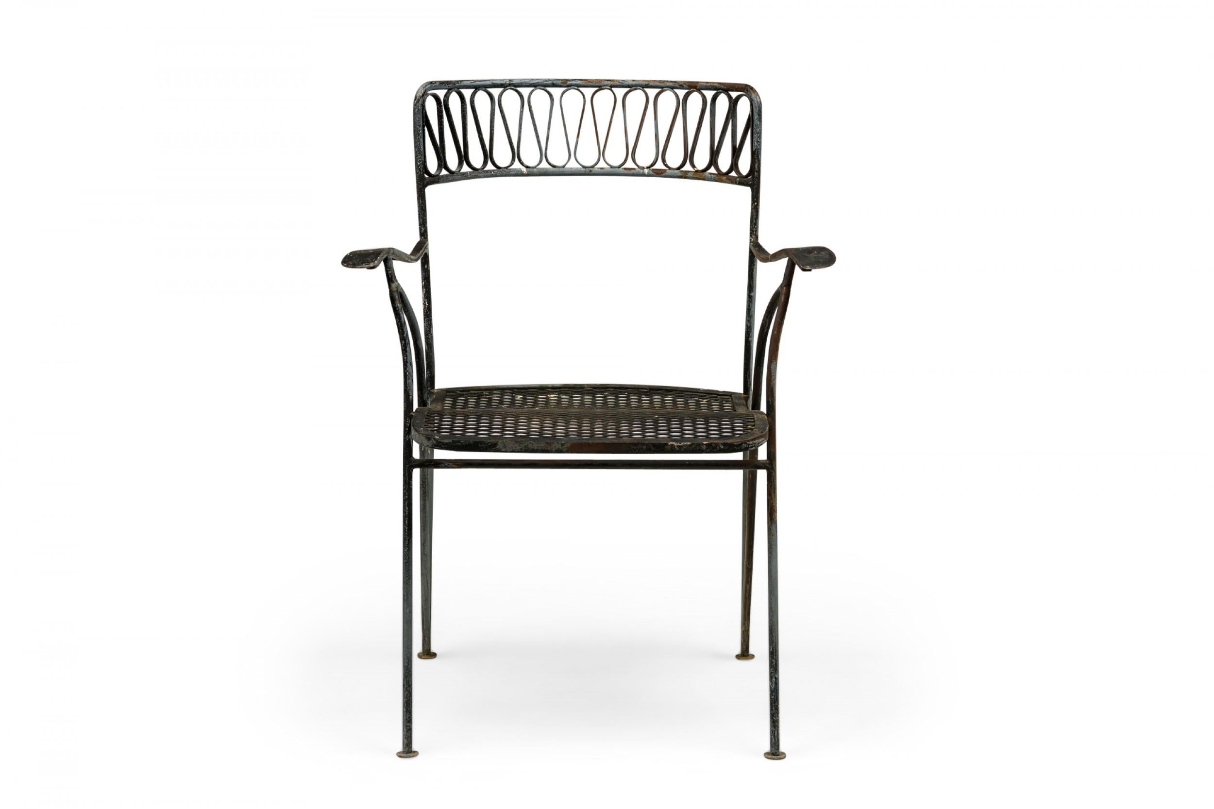 Set of 12 Maurizio Tempestini for Salterini Ribbon Dining Chairs with Seats In Good Condition In Queens, NY
