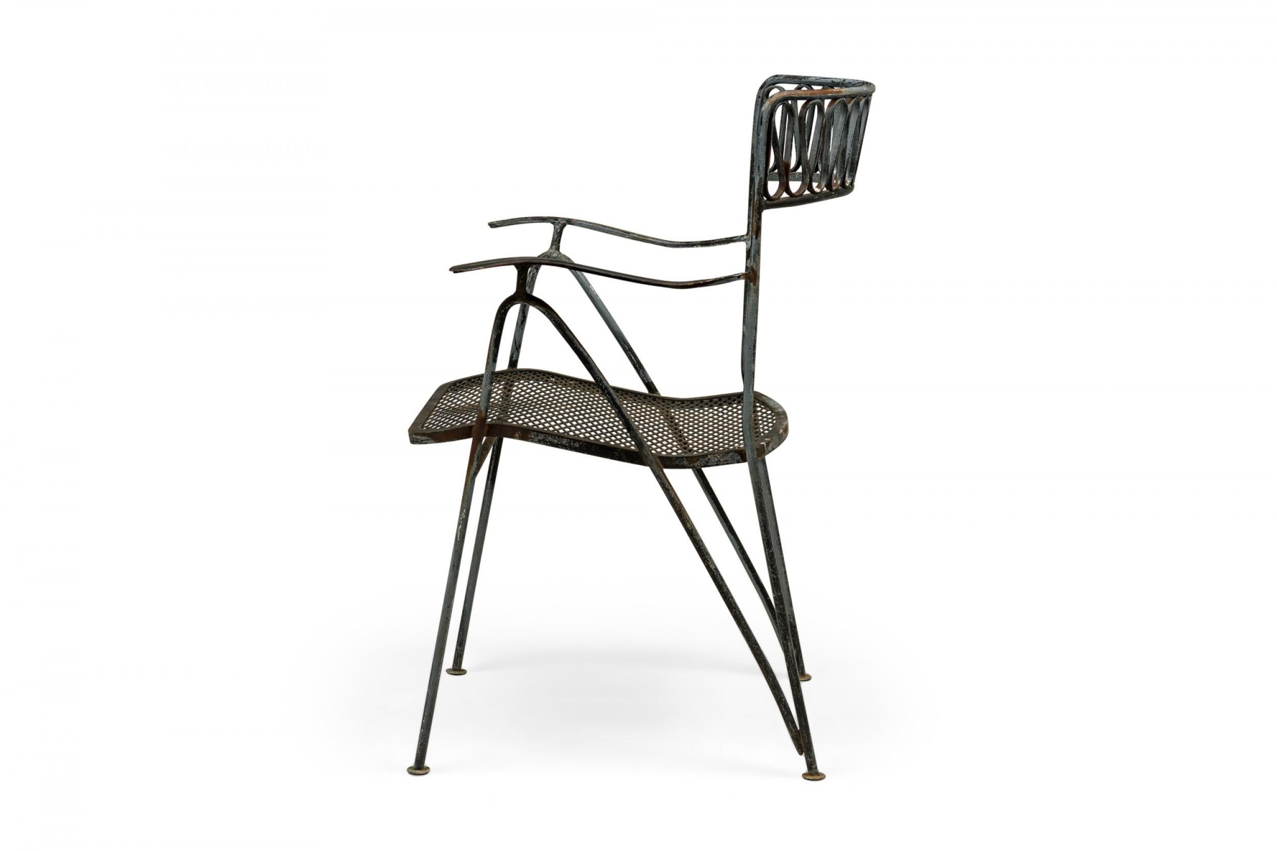 20th Century Set of 12 Maurizio Tempestini for Salterini Ribbon Dining Chairs with Seats