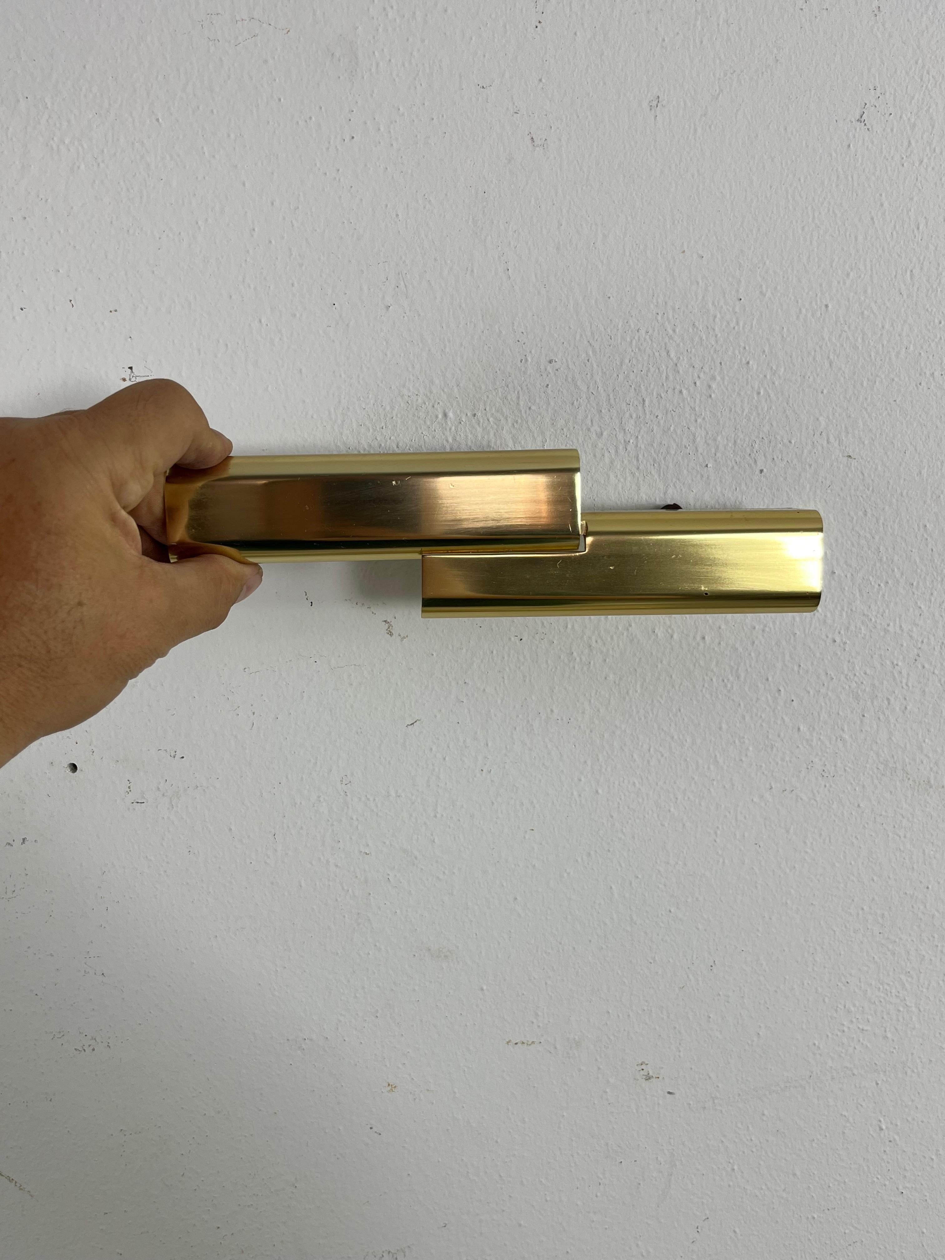 Juego de 12 Tiradores de Muebles de Metal Dorado de Mediados de Siglo Fabricados en Italia, Años 60 Italiano en venta