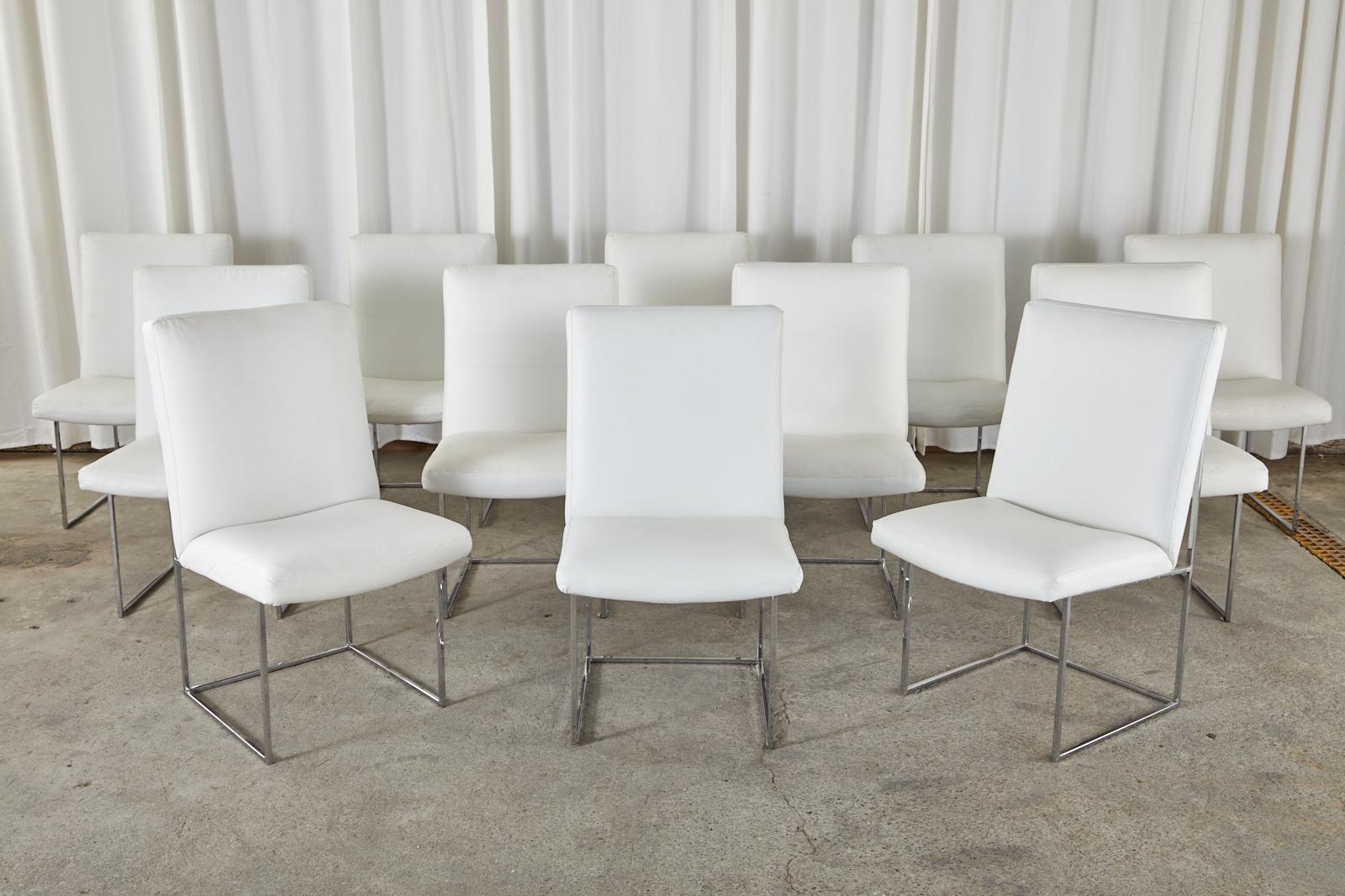 milo baughman dining chairs