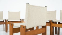 Set of 12 Monk Dining Chairs by Afra & Tobia Scarpa for Molteni, 1970s