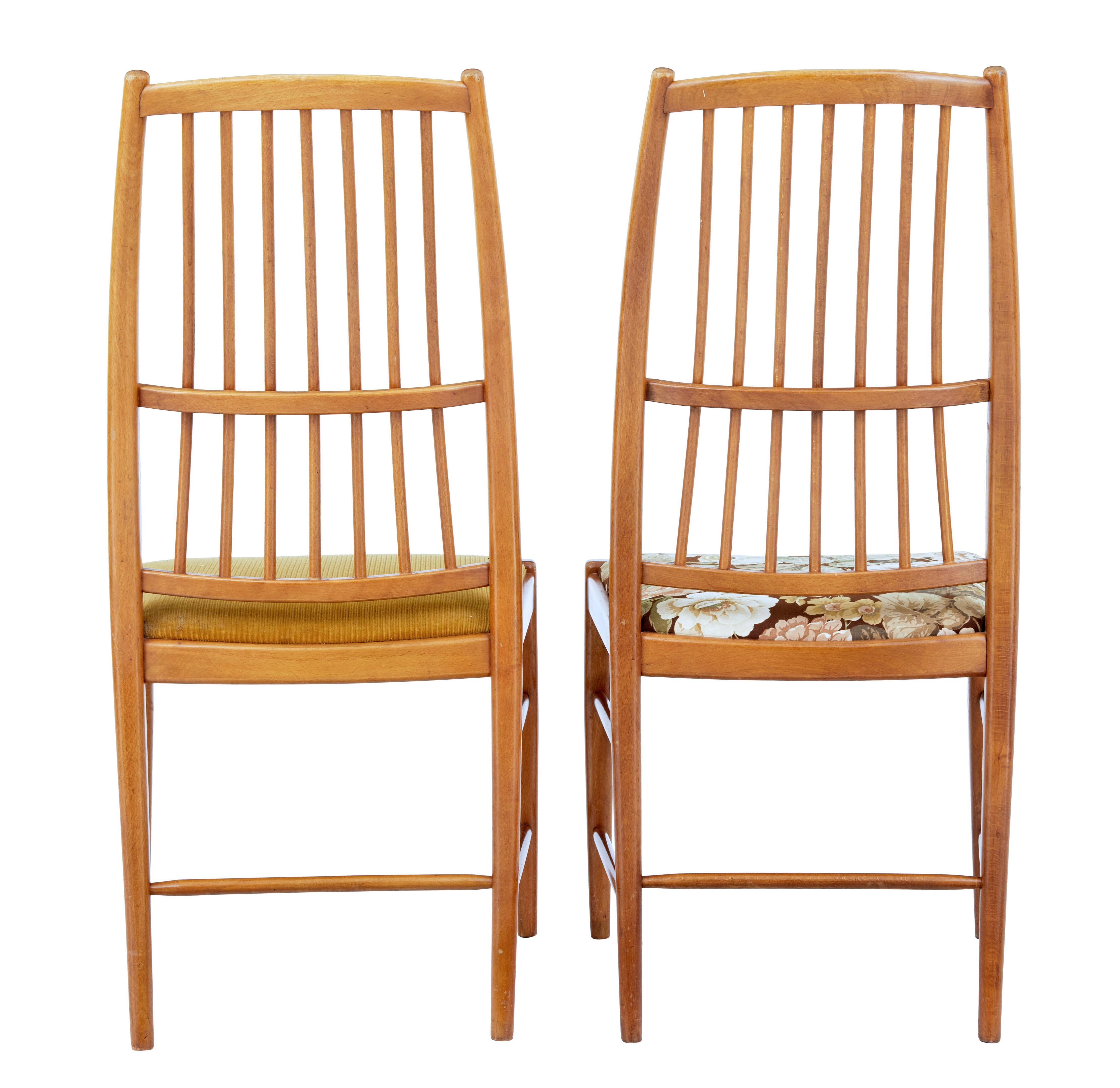 Mid-Century Modern Set of 12 Napoli Dining Chairs by David Rosen for Nordiska Kompaniet For Sale