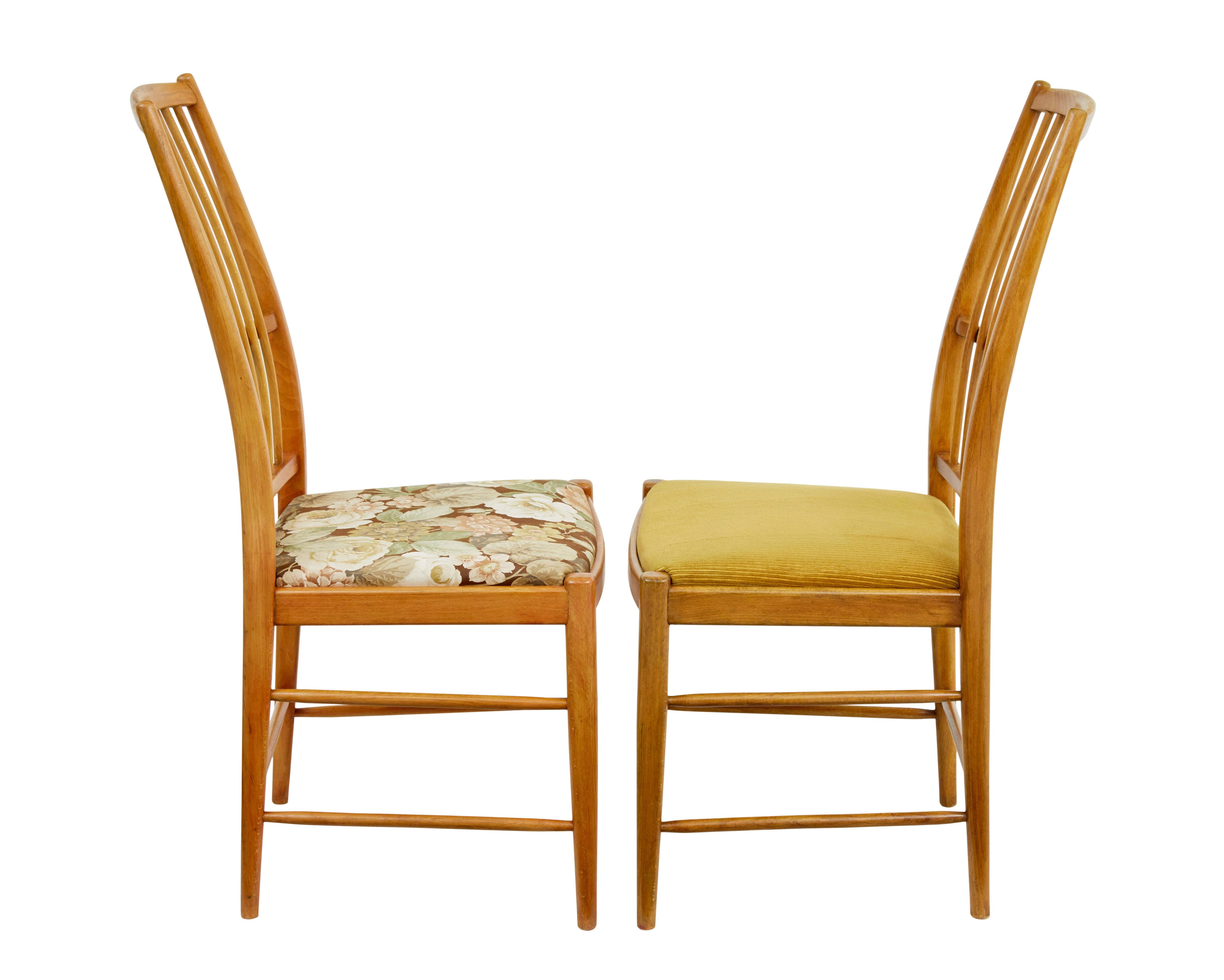 Set von 12 Napoli-Esszimmerstühlen von David Rosen für Nordiska Kompaniet im Zustand „Gut“ im Angebot in Debenham, Suffolk