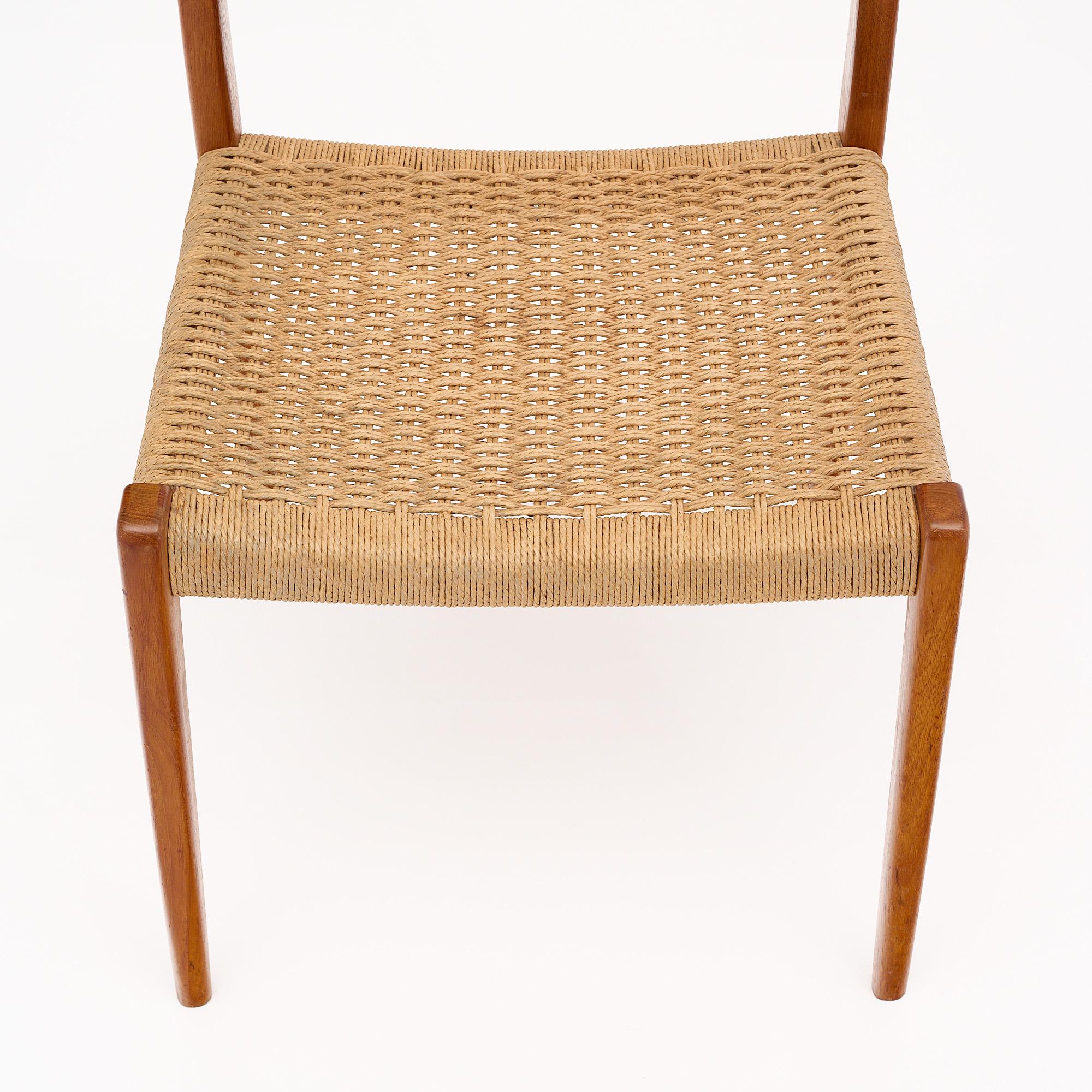 Mid-20th Century Set of 12 Niels Møller Model No. 71 Dining Chairs