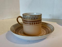 Set of 12 Old Paris Demitasse Cups & Saucers, Marked, Possibly Limoges Porcelain