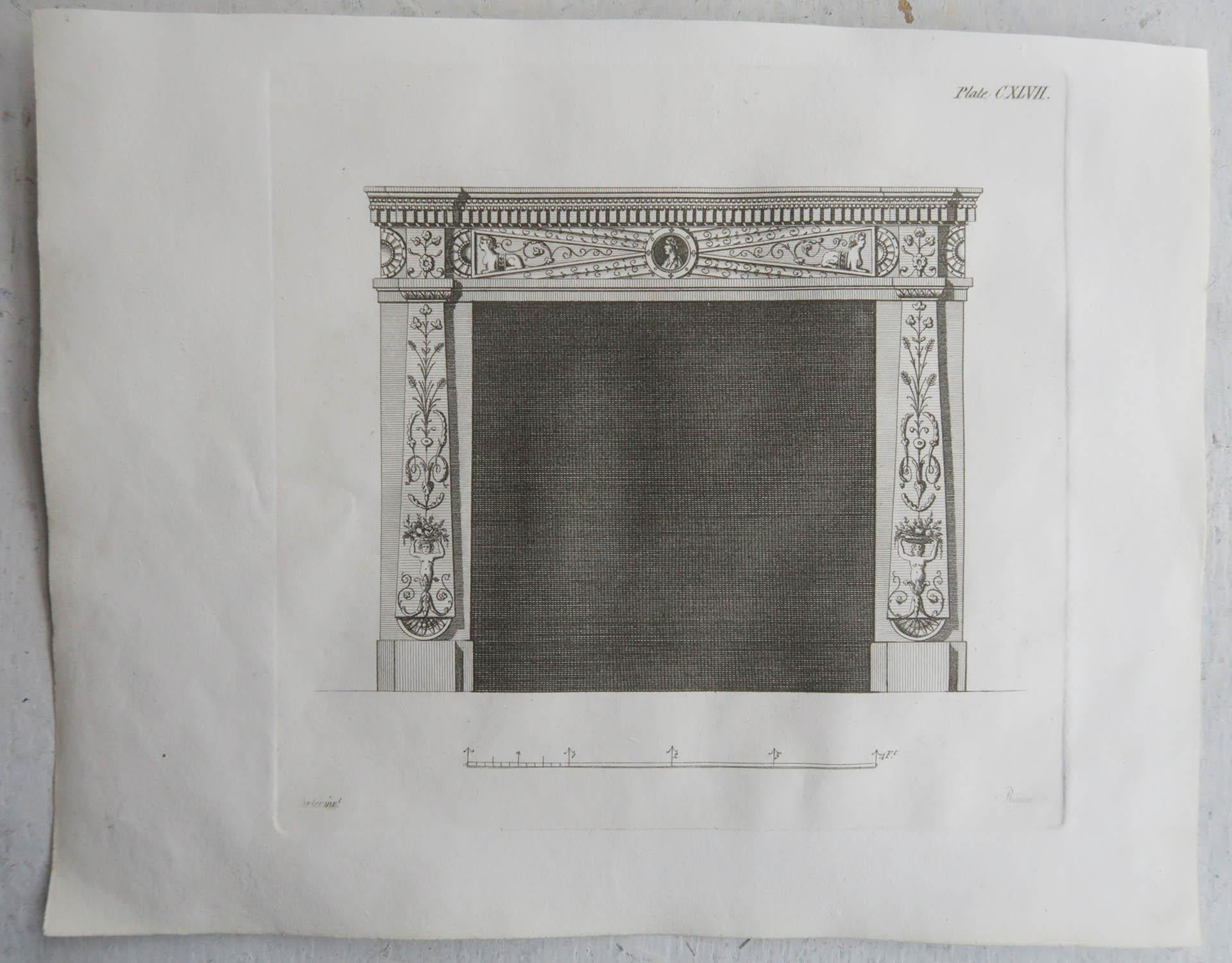 Merveilleux ensemble de 12 gravures architecturales

Gravures sur cuivre d'après les dessins originaux de L.A.

Publié par H. Hogg.

Non daté mais les filigranes sur le papier indiquent la date de 1816.

Non encadré et non dépourvu de