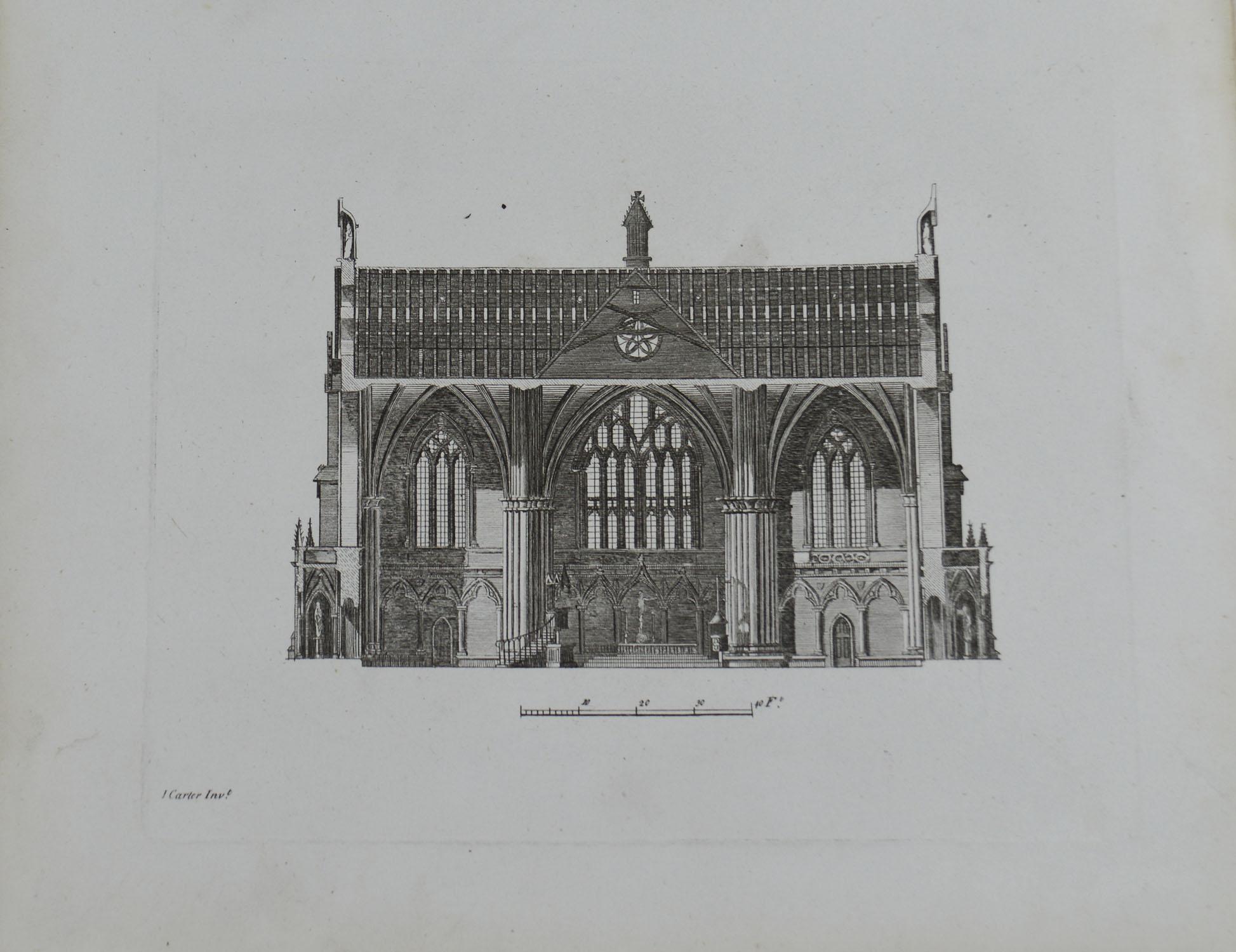 Set of 12 Original Antique Architectural Prints, A.G. Cook, circa 1820 3