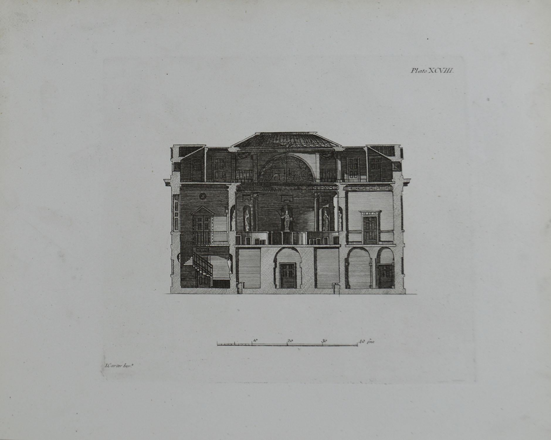 Palladian Set of 12 Original Antique Architectural Prints, A.G. Cook, circa 1820