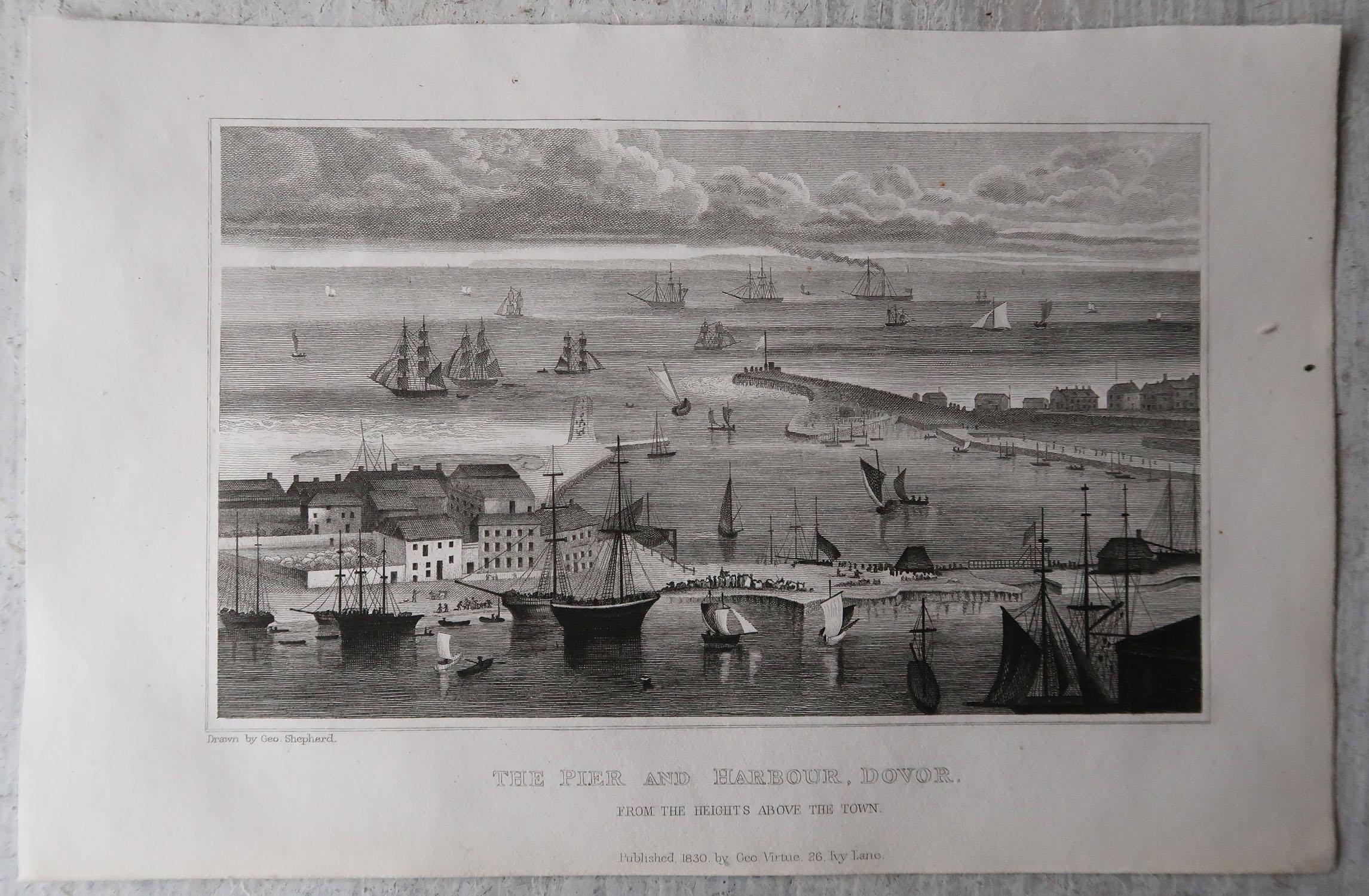 Set of 12 Original Antique Marine Prints, Circa 1830 In Good Condition In St Annes, Lancashire