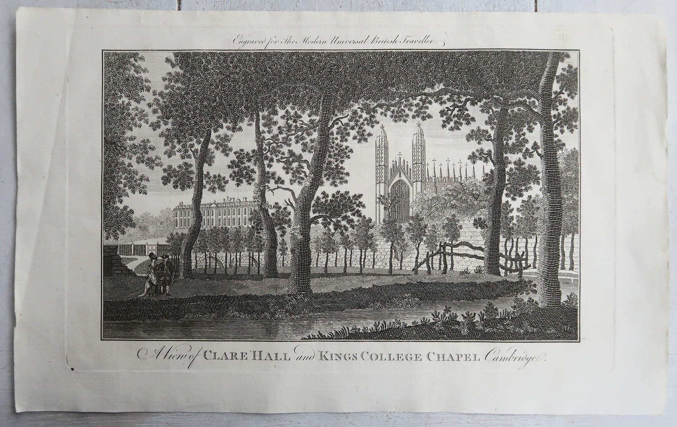 Satz von 12 Original-Antikdrucken von englischen Landhäusern und Gärten, C.1790 im Angebot 5