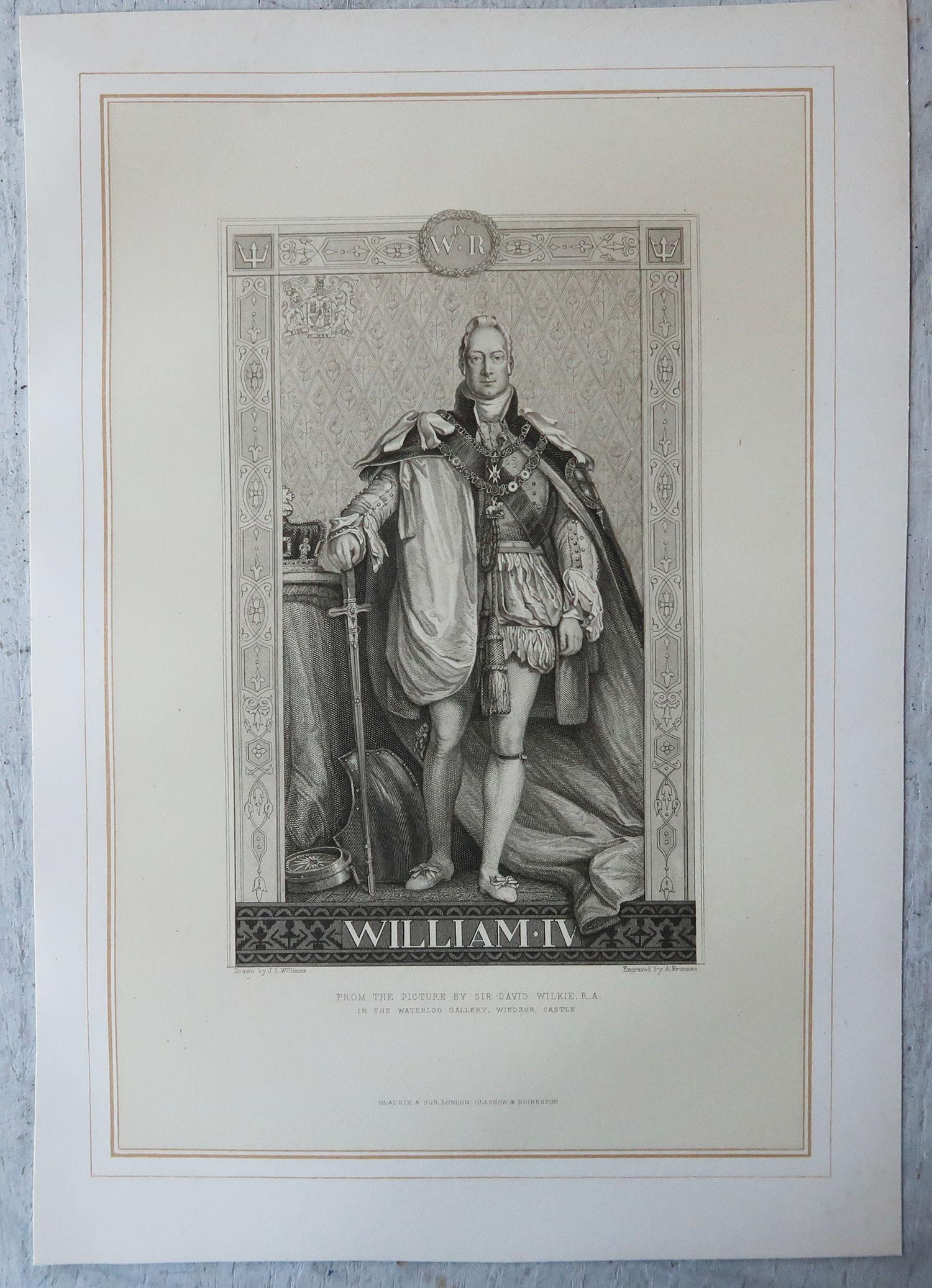 Set of 12 Original Antique Prints of English Kings and Queens, C.1870 4