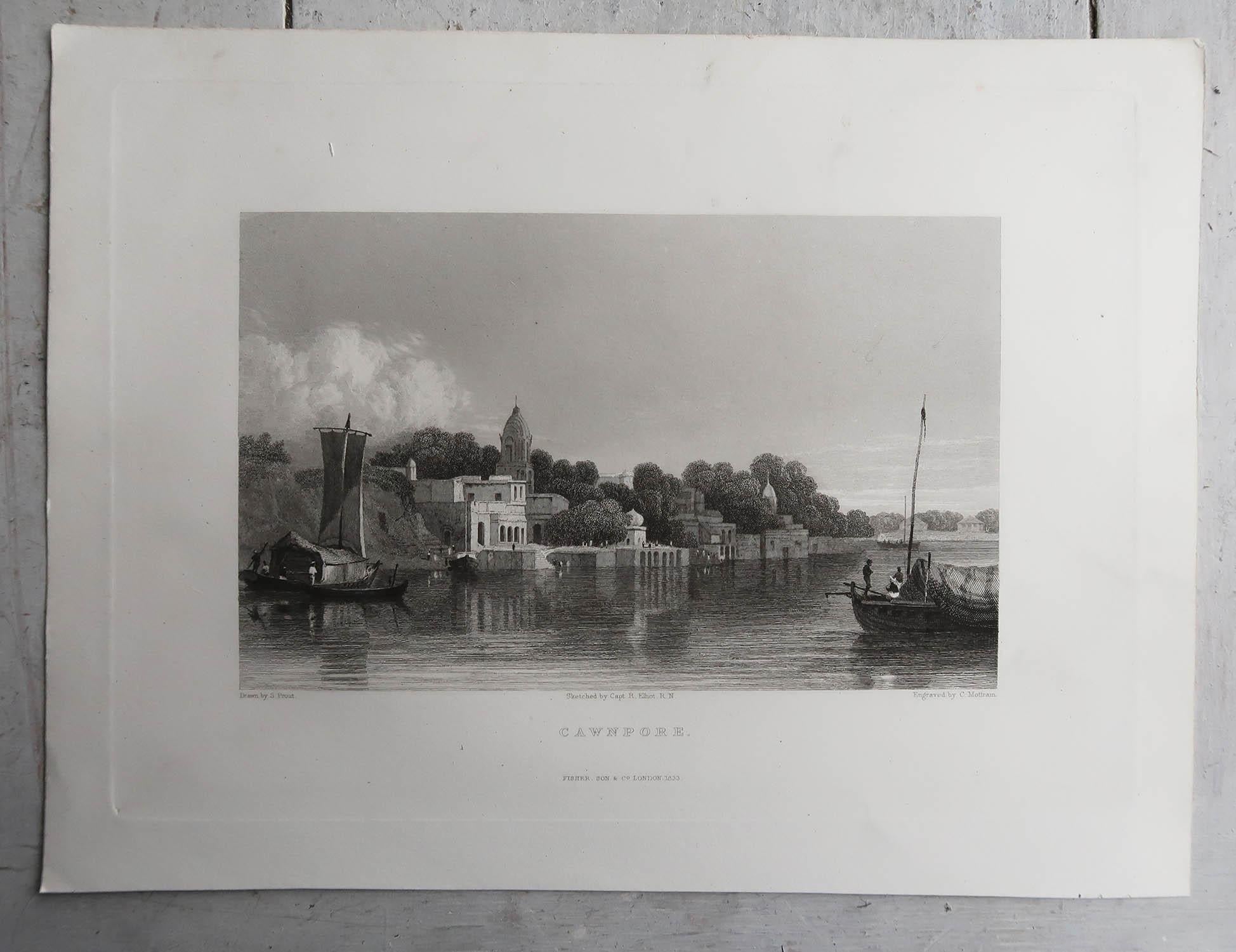 Set of 12 Original Antique Prints of India, circa 1830 In Good Condition For Sale In St Annes, Lancashire